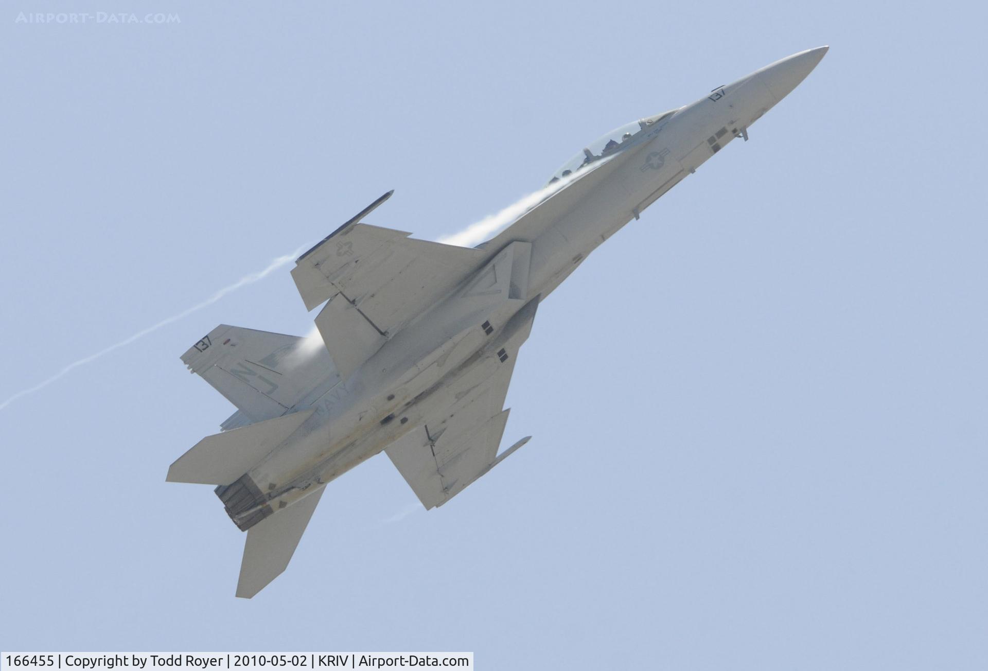 166455, Boeing F/A-18F Super Hornet C/N F090, March Field Airfest 2010
