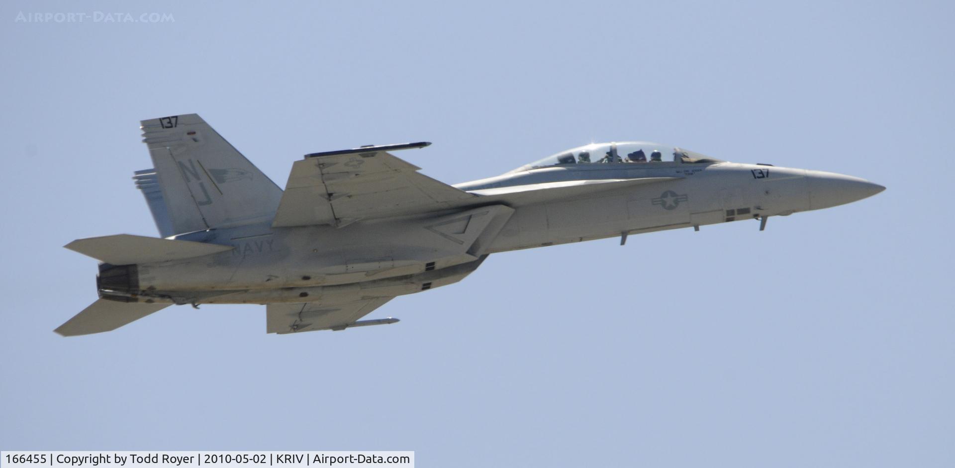 166455, Boeing F/A-18F Super Hornet C/N F090, March Field Airfest 2010