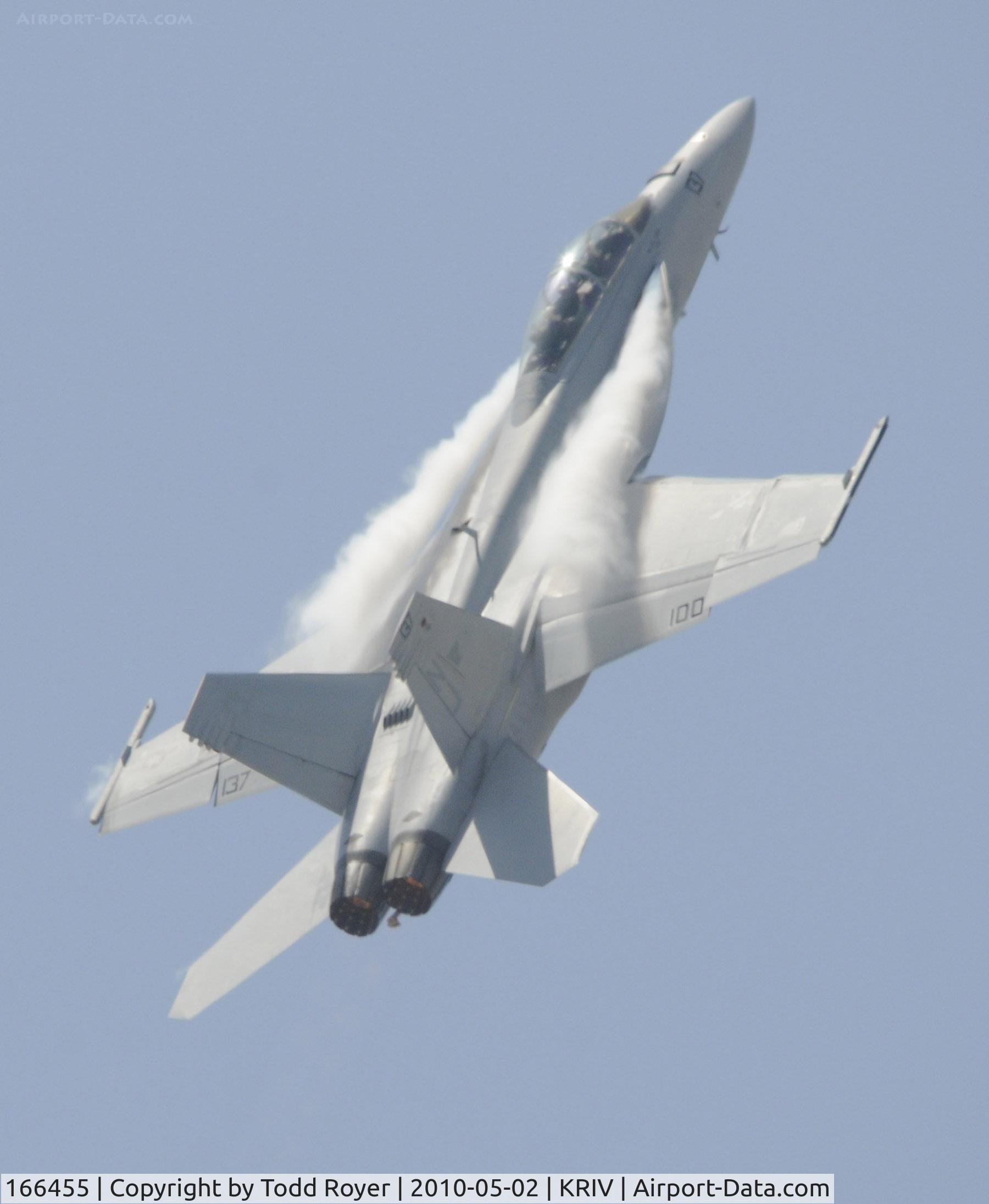 166455, Boeing F/A-18F Super Hornet C/N F090, March Field Airfest 2010