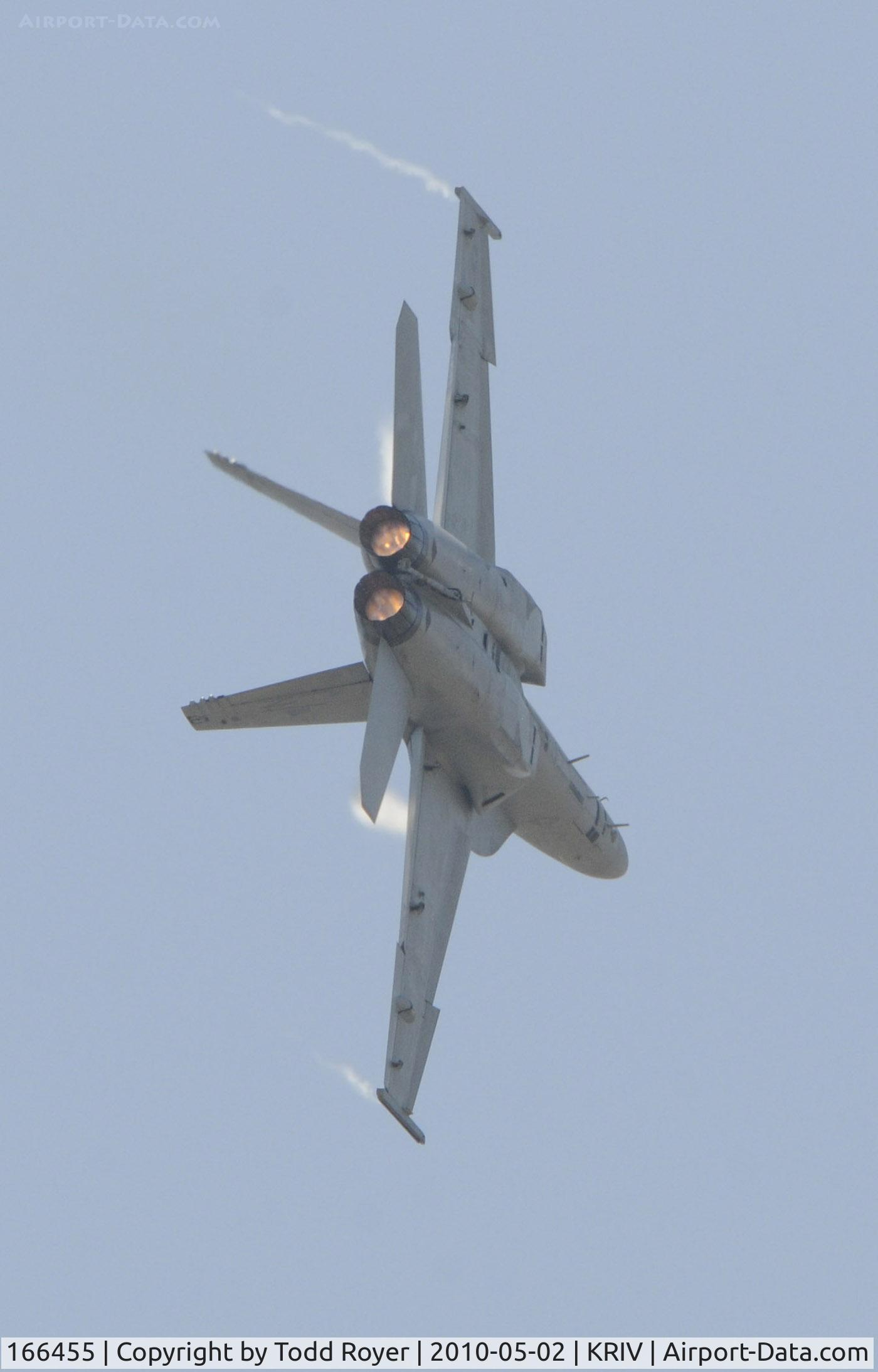 166455, Boeing F/A-18F Super Hornet C/N F090, March Field Airfest 2010