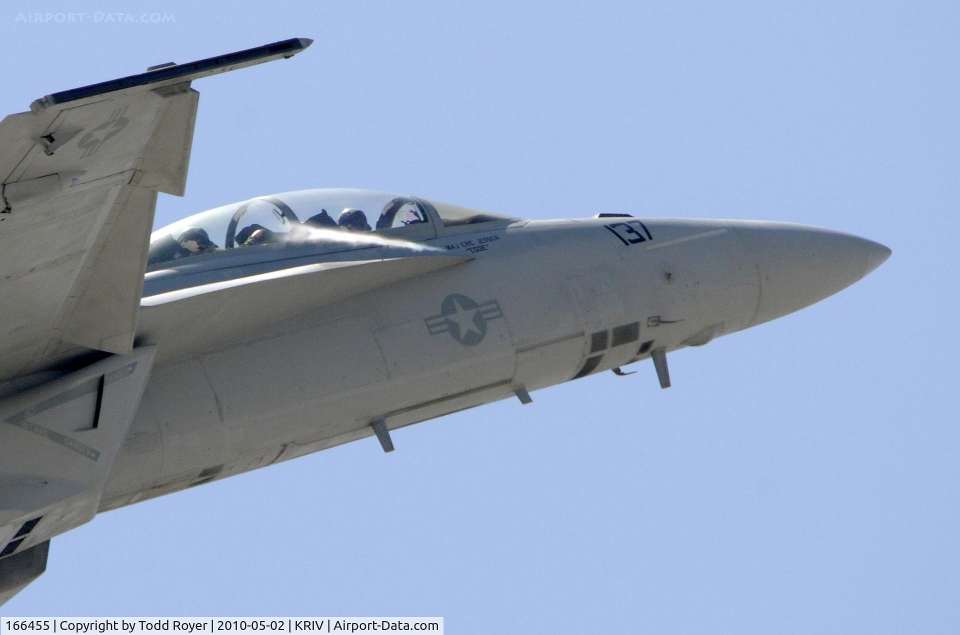 166455, Boeing F/A-18F Super Hornet C/N F090, March Field Airfest 2010