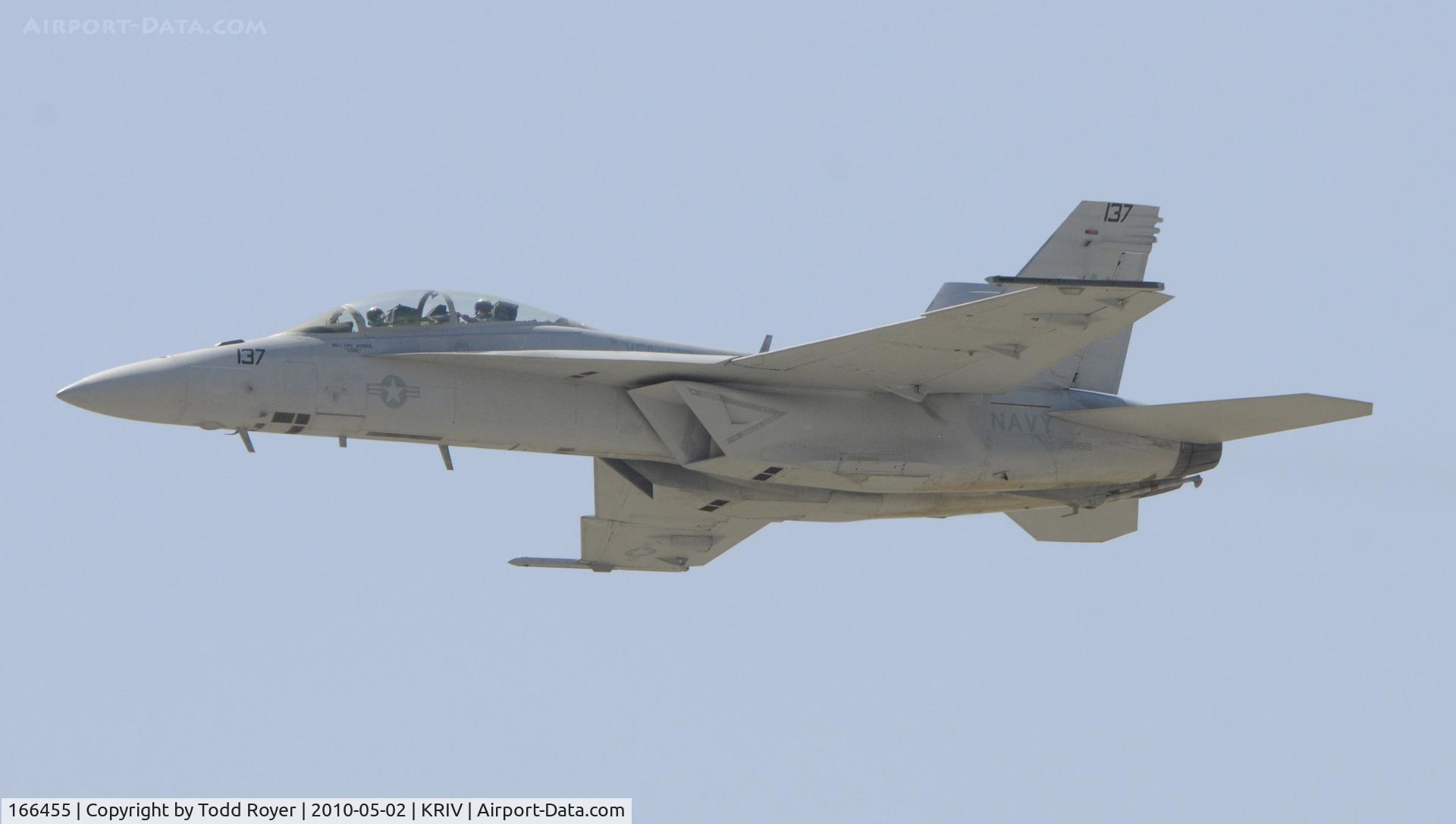 166455, Boeing F/A-18F Super Hornet C/N F090, March Field Airfest 2010