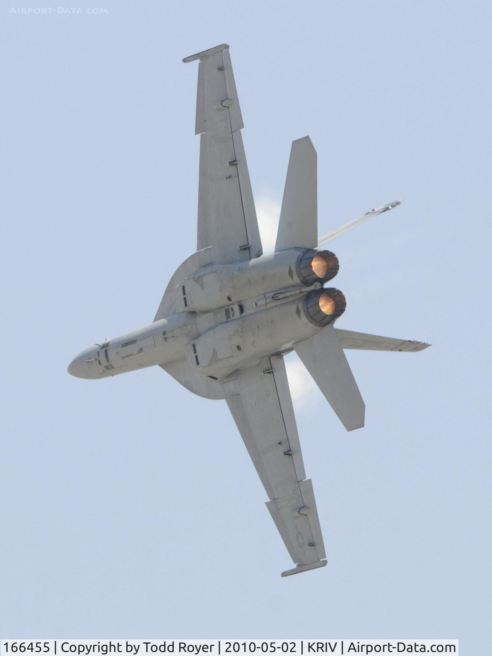 166455, Boeing F/A-18F Super Hornet C/N F090, March Field Airfest 2010