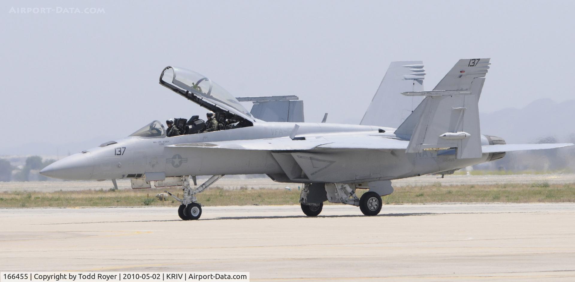166455, Boeing F/A-18F Super Hornet C/N F090, March Field Airfest 2010