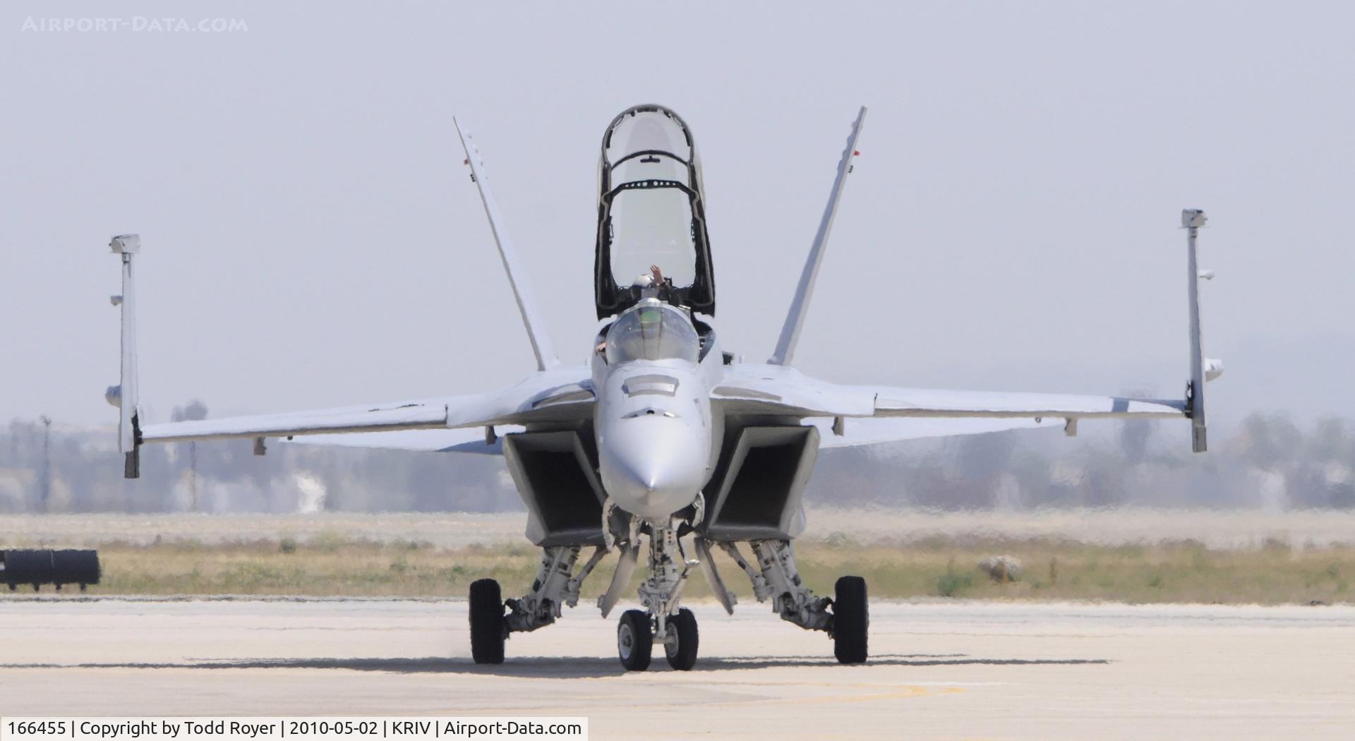 166455, Boeing F/A-18F Super Hornet C/N F090, March Field Airfest 2010