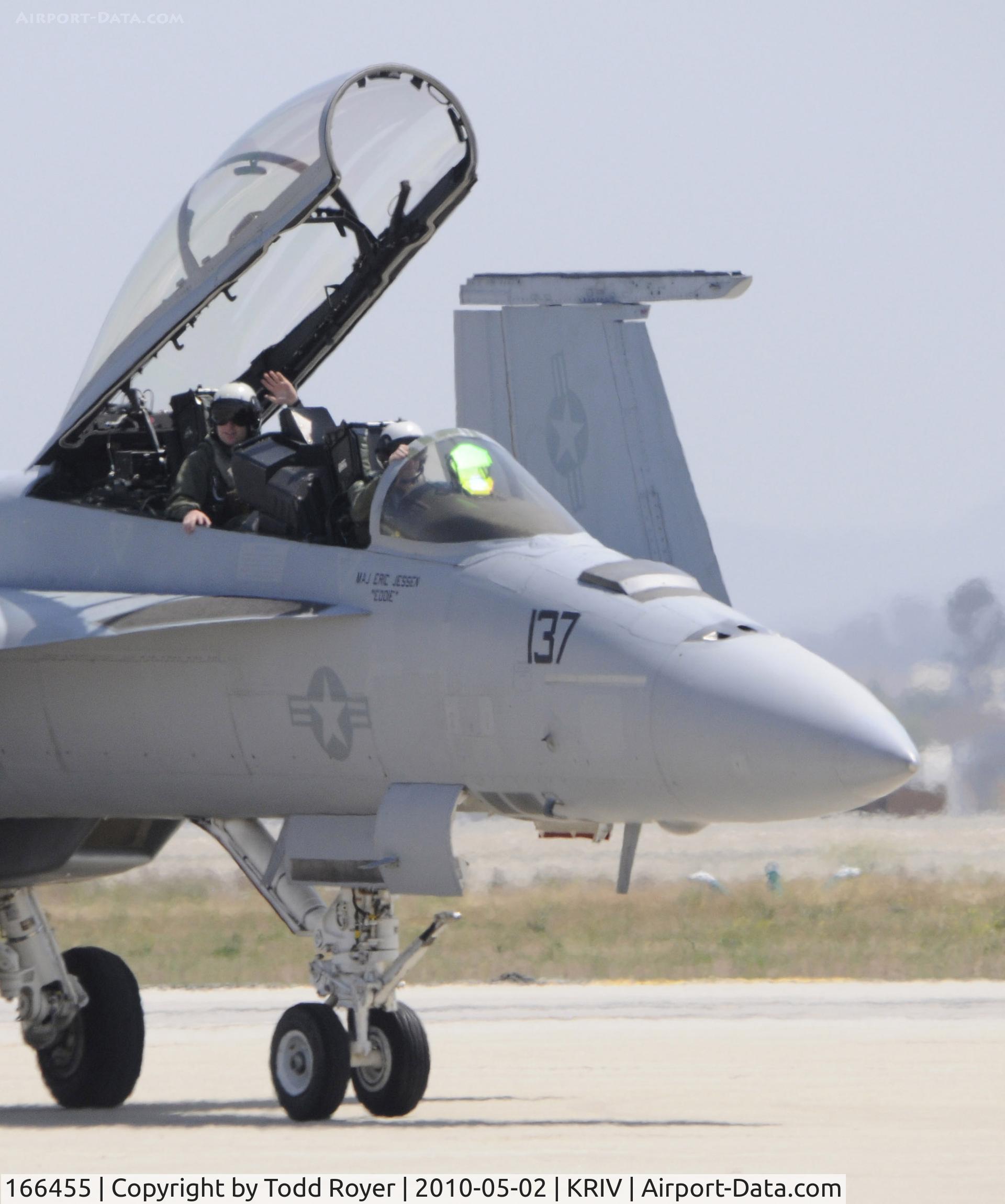 166455, Boeing F/A-18F Super Hornet C/N F090, March Field Airfest 2010