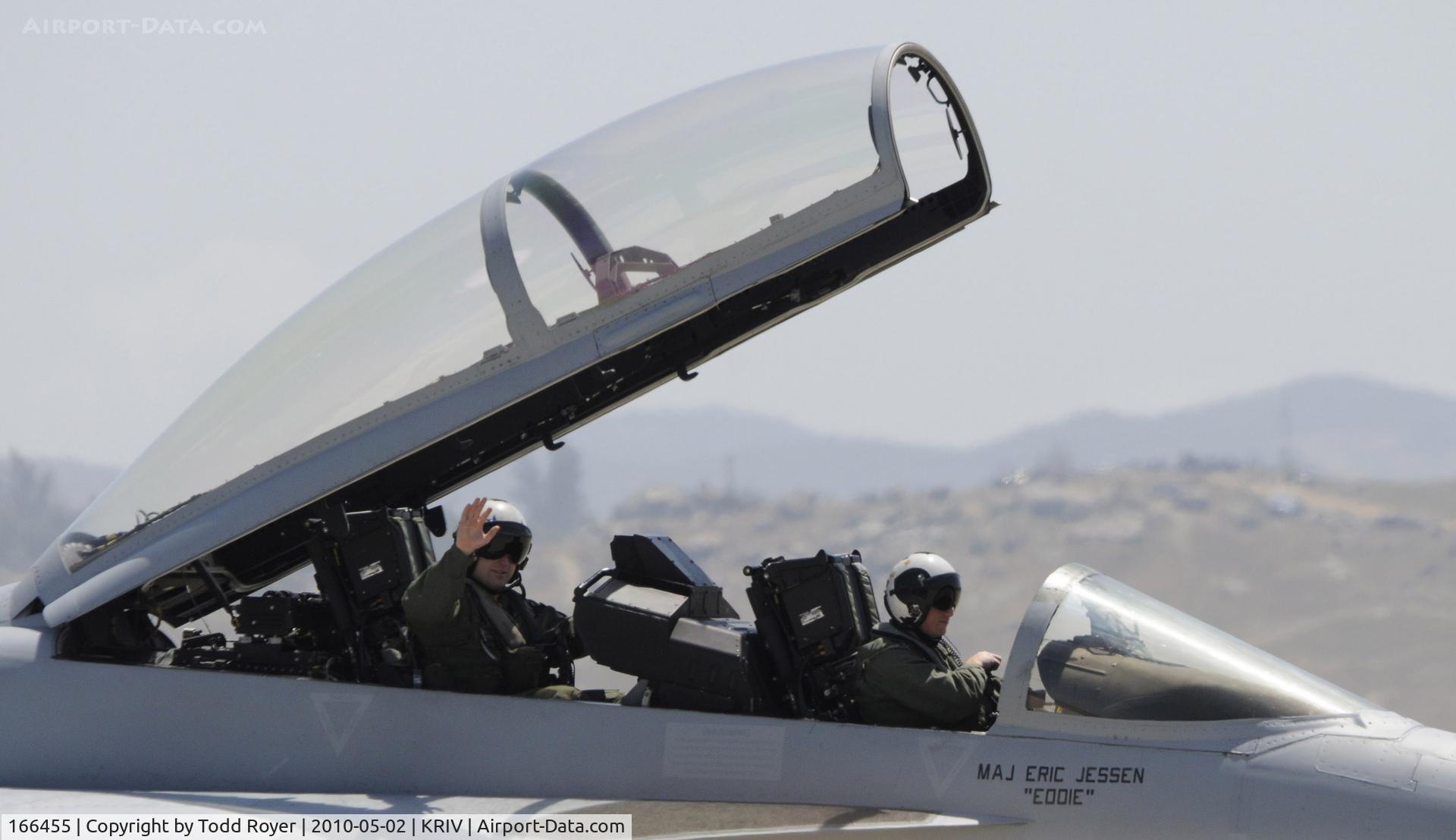 166455, Boeing F/A-18F Super Hornet C/N F090, March Field Airfest 2010