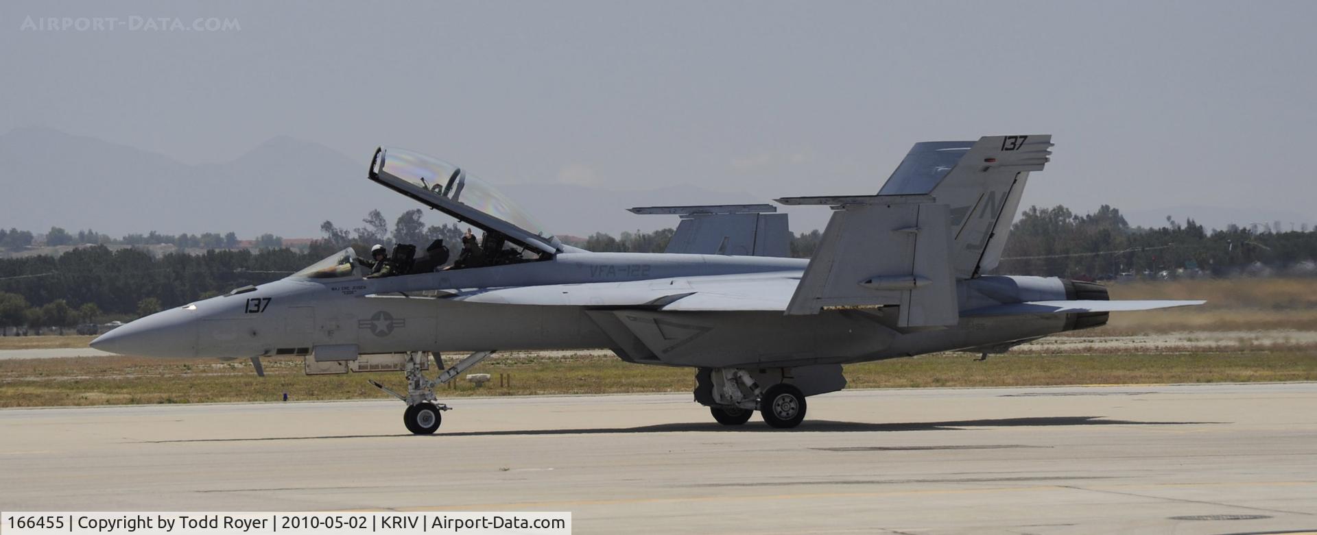 166455, Boeing F/A-18F Super Hornet C/N F090, March Field Airfest 2010