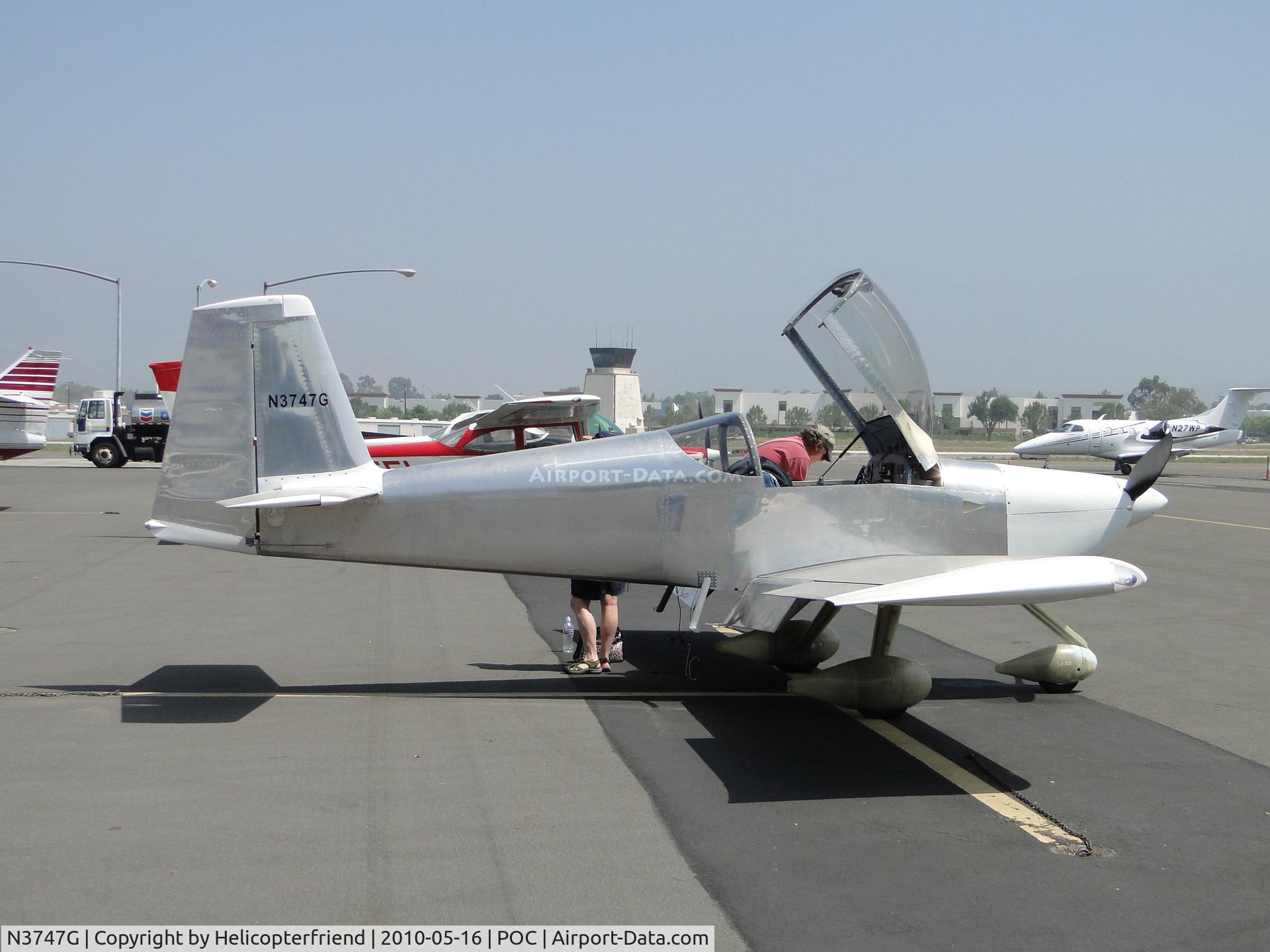 N3747G, Vans RV-7A C/N 72036, Getting ready to depart from transient parking