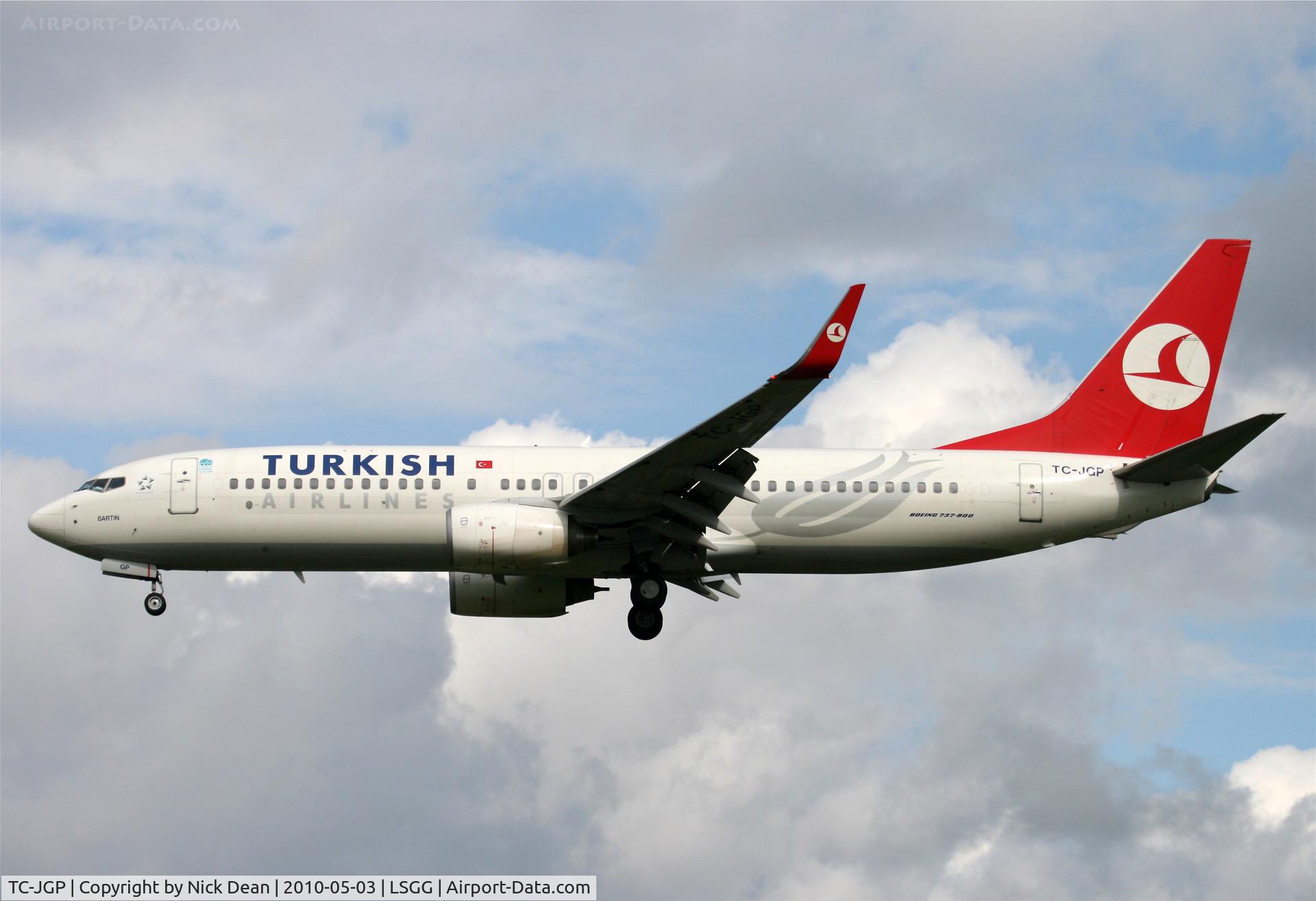 TC-JGP, 2006 Boeing 737-8F2 C/N 34414, LSGG
