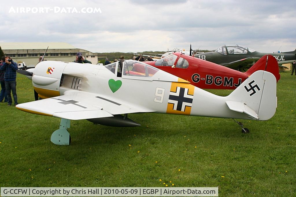 G-CCFW, 2003 WAR Focke-Wulf 190 C/N PFA 081-12729, at the Great Vintage Flying Weekend
