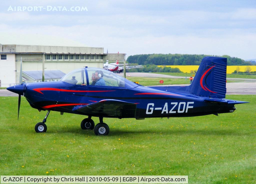 G-AZOF, 1972 AESL Glos-Airtourer Super 150/T5 C/N A549, at the Great Vintage Flying Weekend
