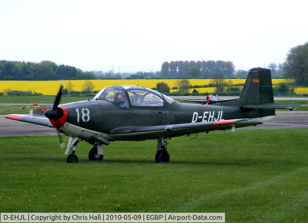 D-EHJL, Focke-Wulf FWP-149D C/N 45, at the Great Vintage Flying Weekend