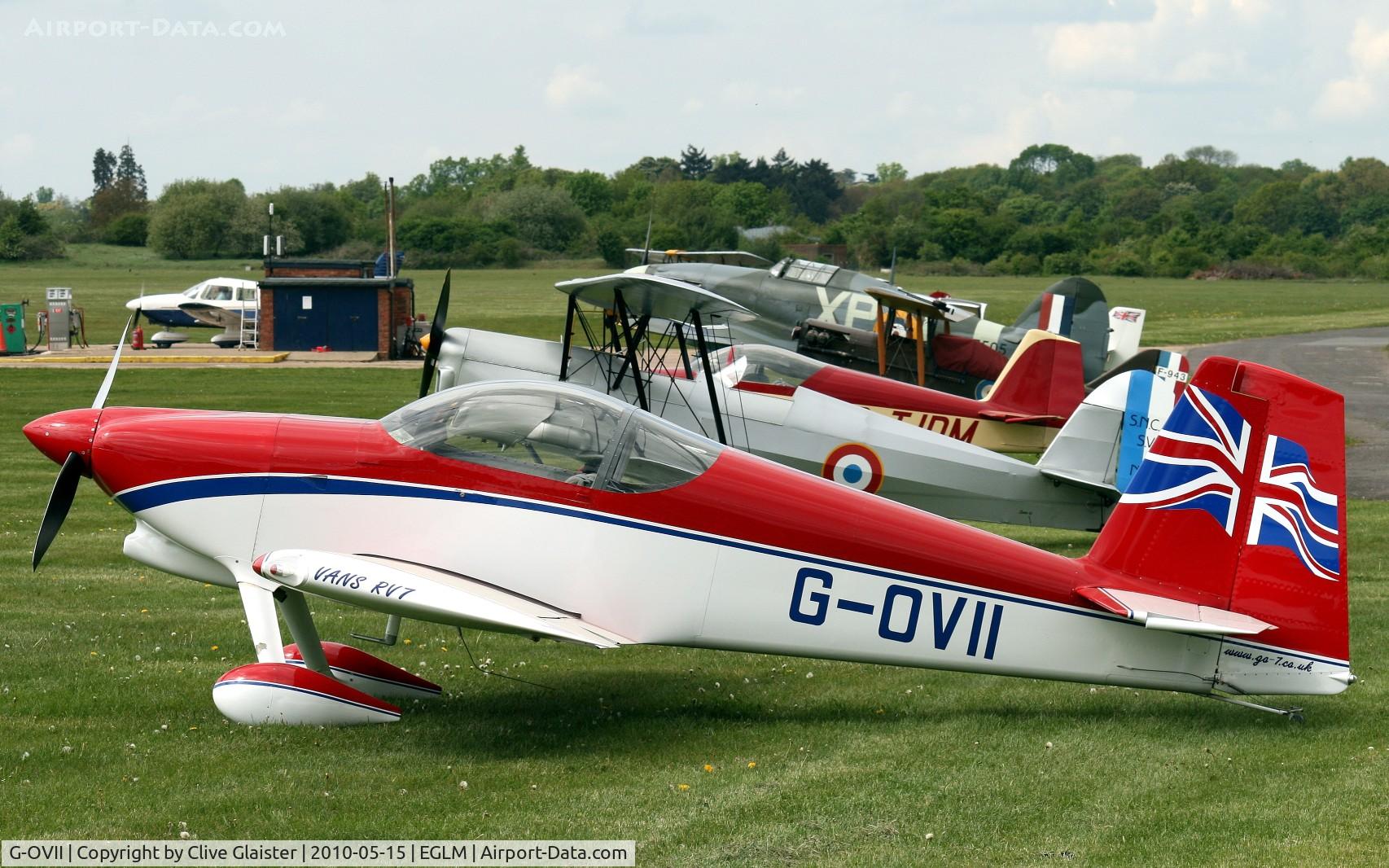 G-OVII, 2007 Vans RV-7 C/N PFA 323-14100, Hex: 404CAB