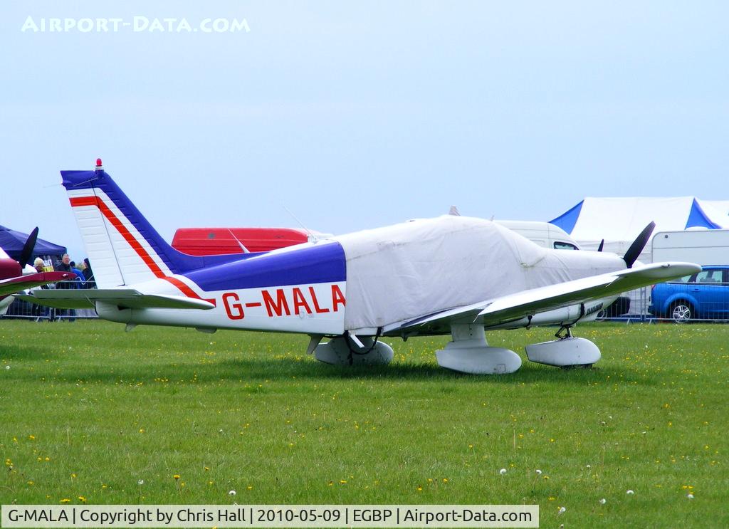 G-MALA, 1980 Piper PA-28-181 Cherokee Archer II C/N 28-8190055, at the Great Vintage Flying Weekend