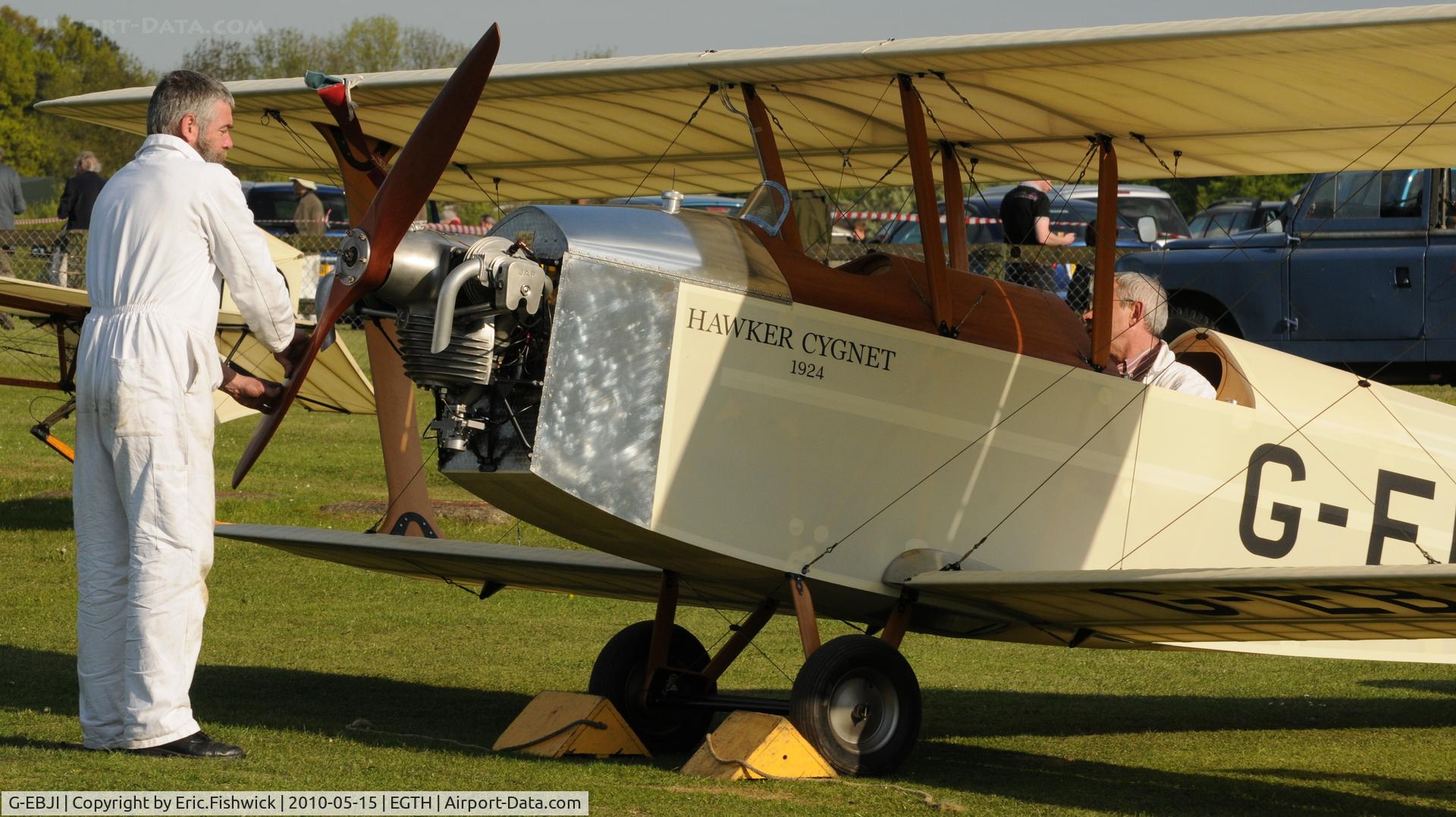 G-EBJI, 1977 Hawker Cygnet Replica C/N PFA 077-10240, G-EBJI 