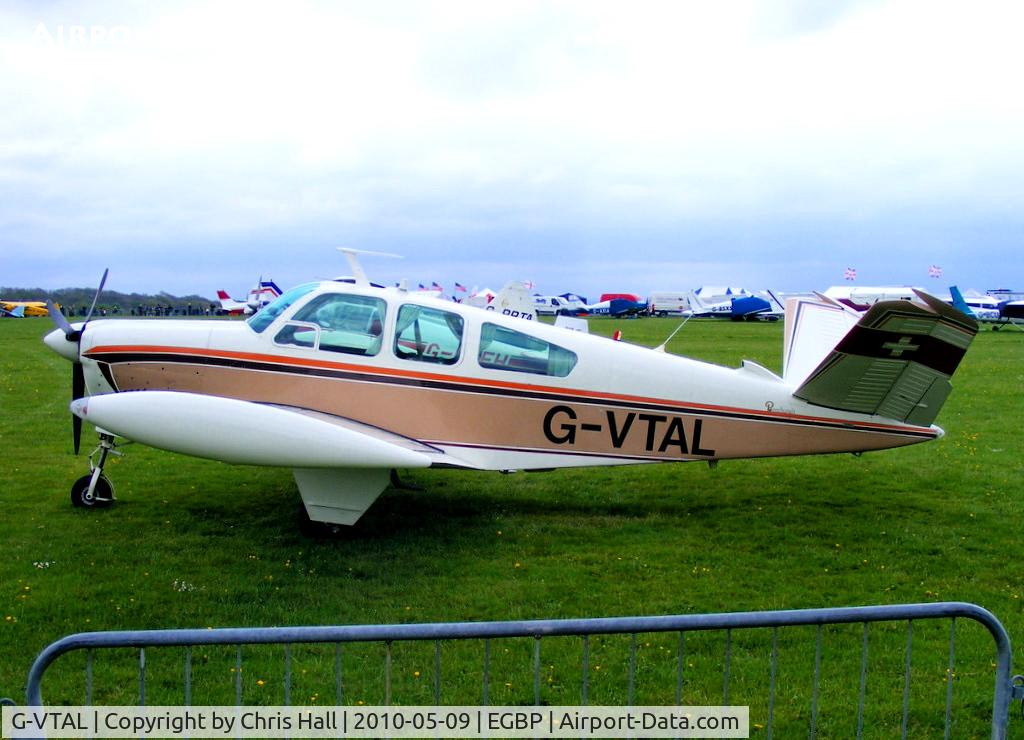 G-VTAL, 1965 Beech V35 Bonanza C/N D-7978, at the Great Vintage Flying Weekend