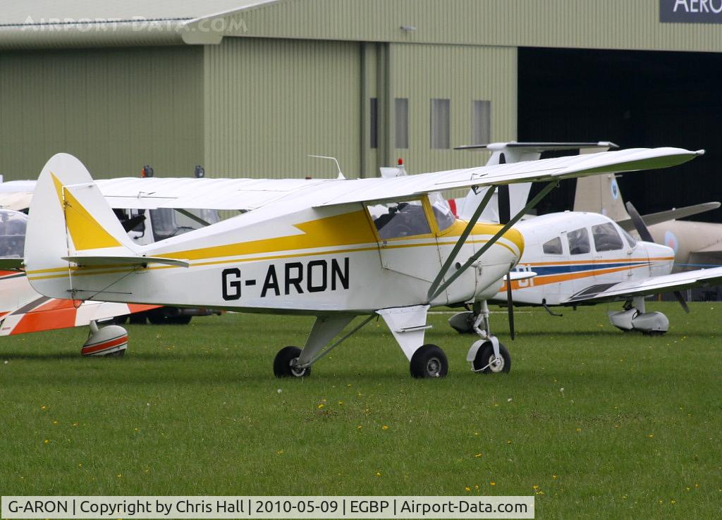 G-ARON, 1961 Piper PA-22-108 Colt Colt C/N 22-8822, at the Great Vintage Flying Weekend