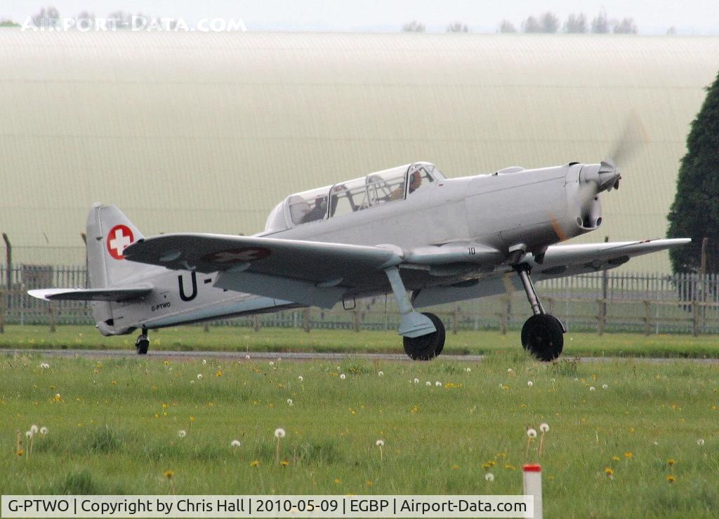 G-PTWO, 1946 Pilatus P2-05 C/N 600-30, at the Great Vintage Flying Weekend