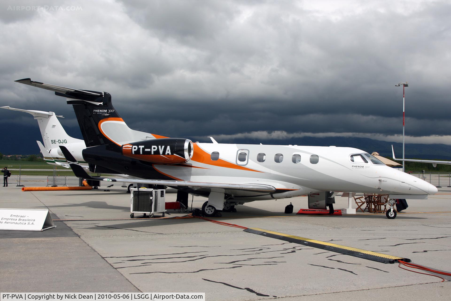 PT-PVA, 2009 Embraer EMB-505 Phenom 300 C/N 50500007, LSGG