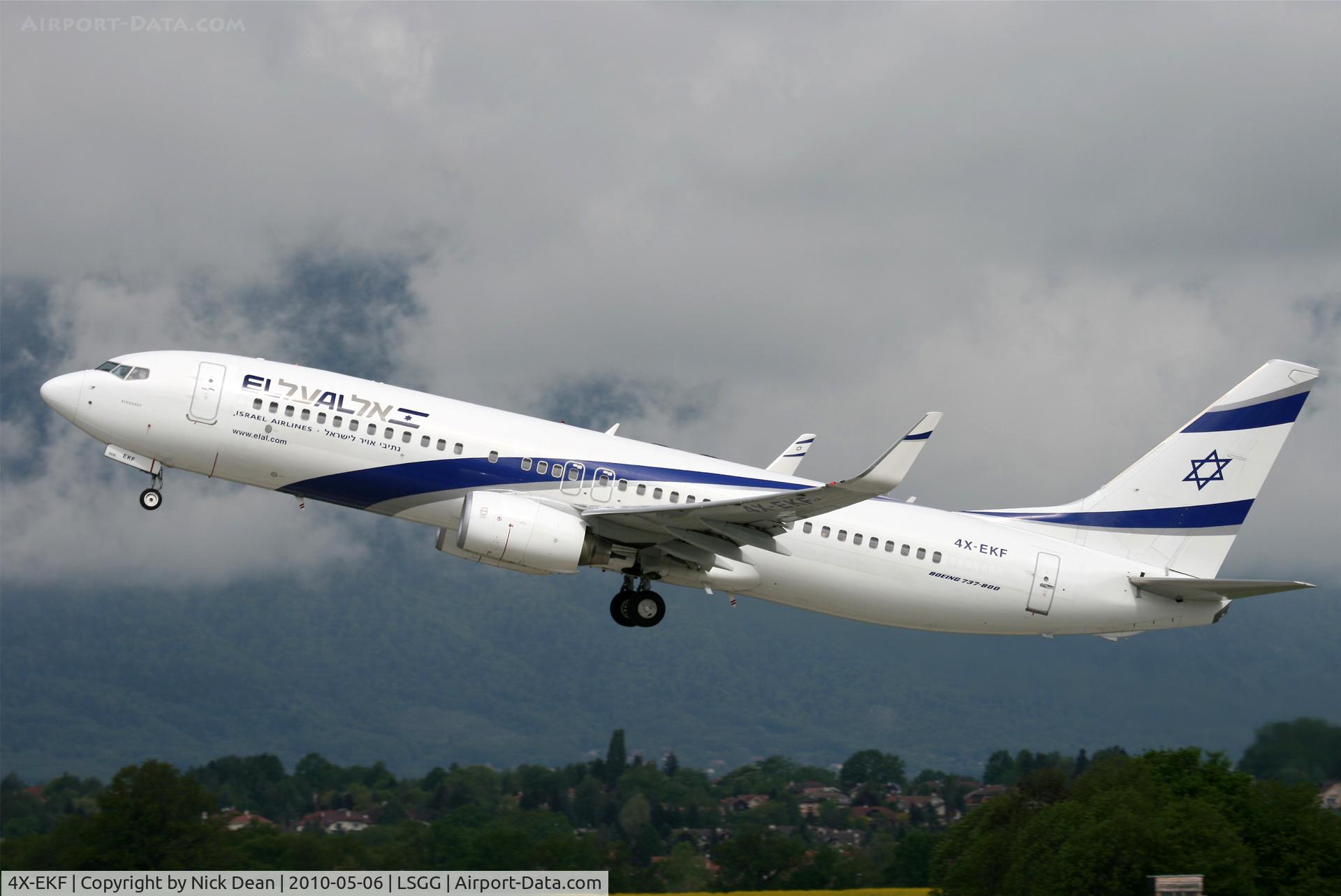4X-EKF, 2008 Boeing 737-8HX C/N 29638, LSGG