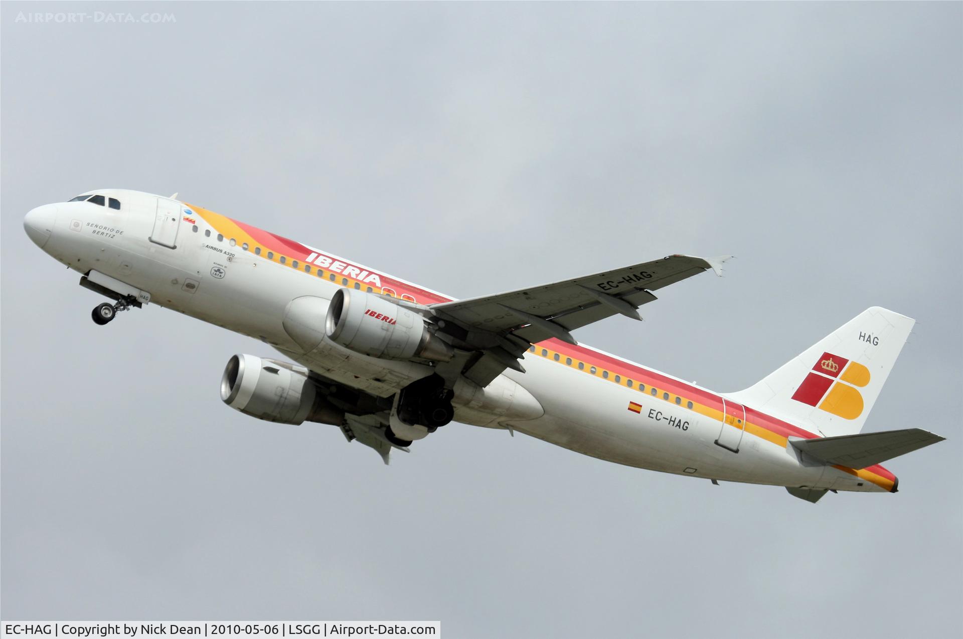 EC-HAG, 1999 Airbus A320-214 C/N 1059, LSGG