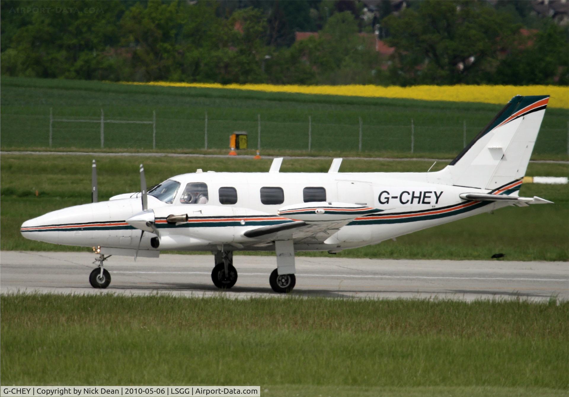 G-CHEY, 1981 Piper PA-31T2-620 Cheyenne IIXL C/N 31T-8166033, LSGG