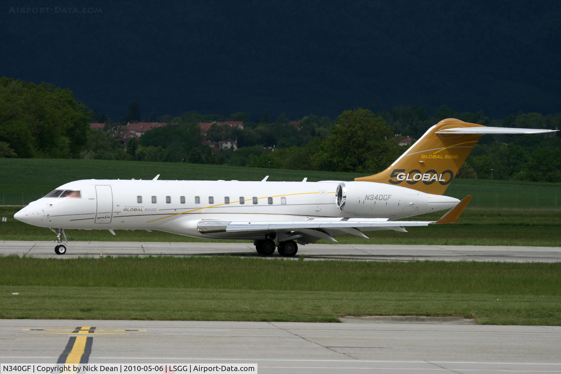 N340GF, 2009 Bombardier BD-700-1A11 Global 5000 C/N 9340, LSGG
