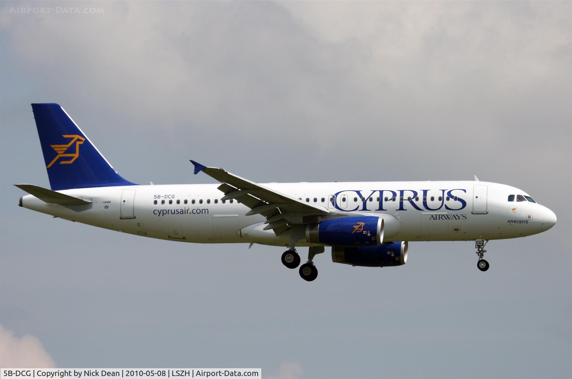 5B-DCG, 2010 Airbus A320-232 C/N 4197, LSZH