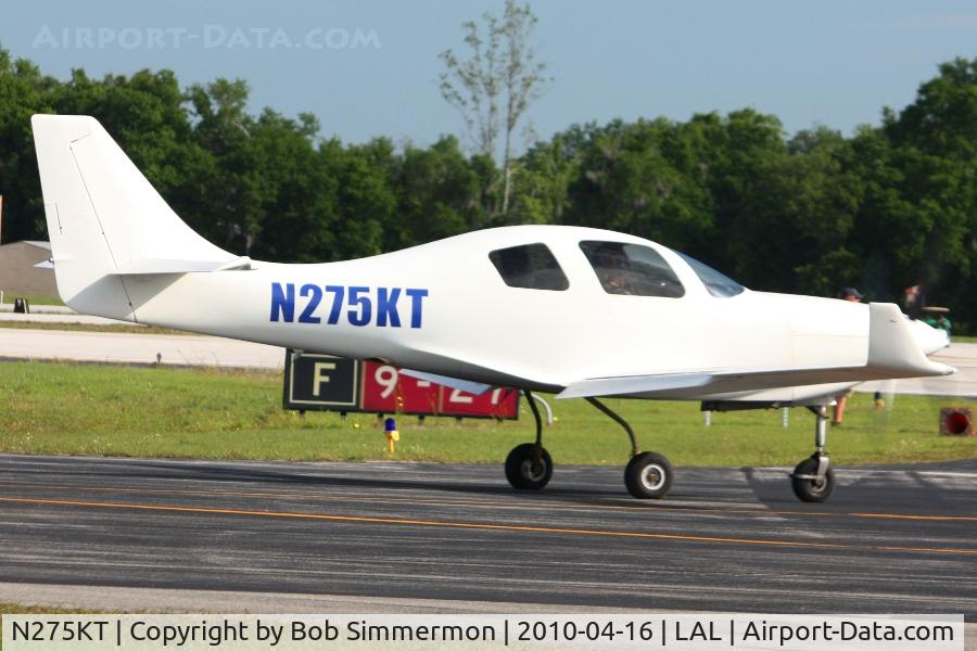 N275KT, 2008 Lancair IV-P C/N LIV-005-C1, Departing Lakeland, FL during Sun N Fun 2010