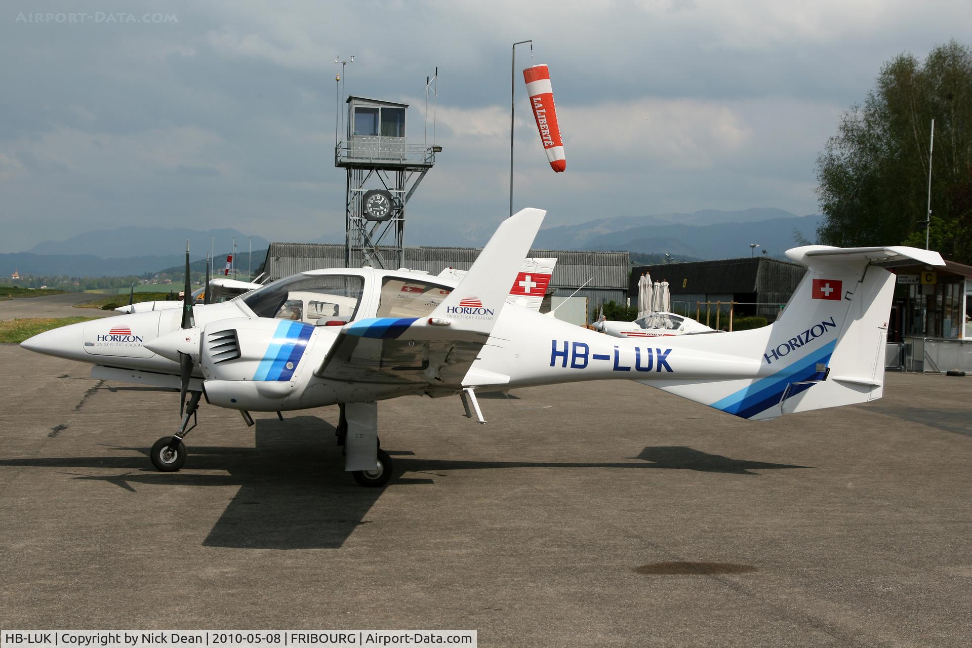 HB-LUK, 2008 Diamond DA-42 Twin Star C/N 42.337, Fribourg Airport