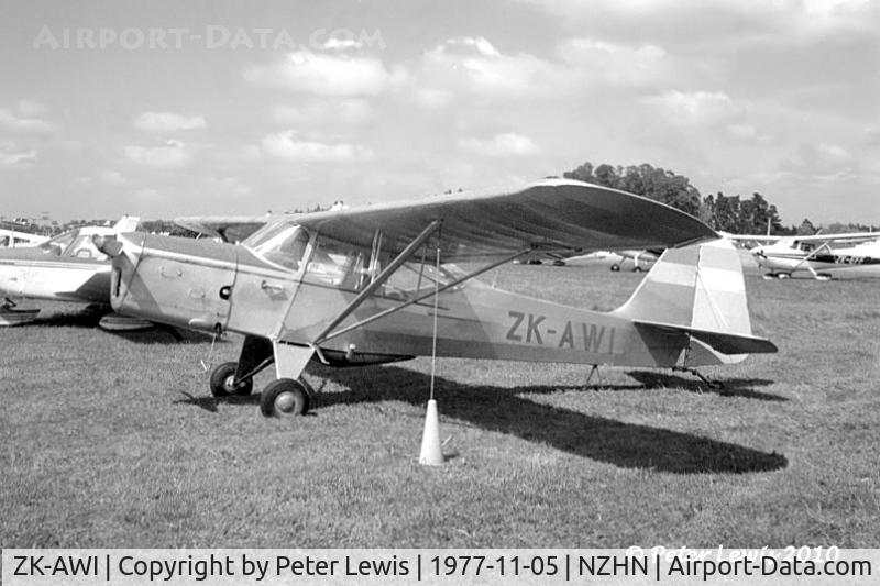 ZK-AWI, 1947 Auster J-1 Autocrat C/N 2620, E E Cuttance, Mosgiel