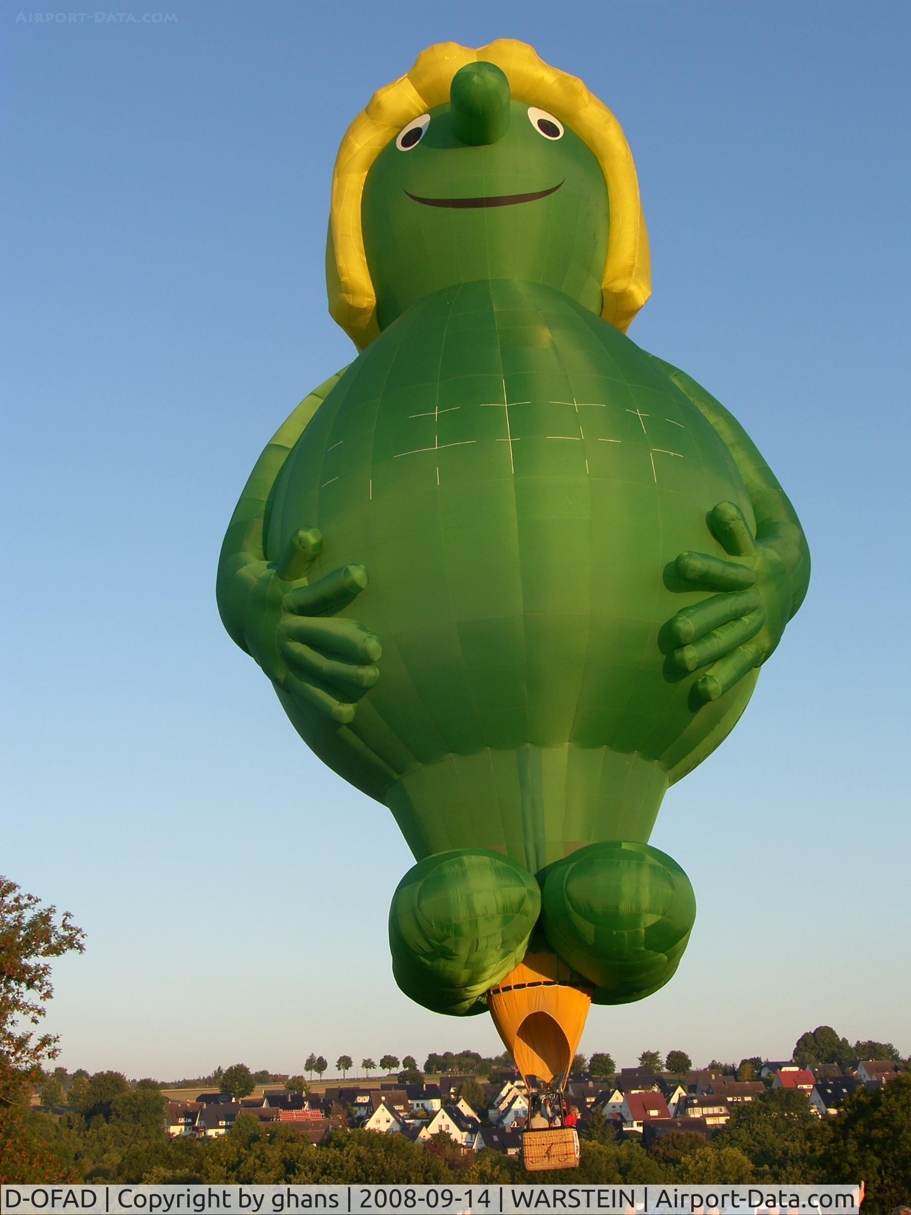 D-OFAD, 1997 Schroeder Fire Balloons Lefax C/N 615, Liftoff Lefax