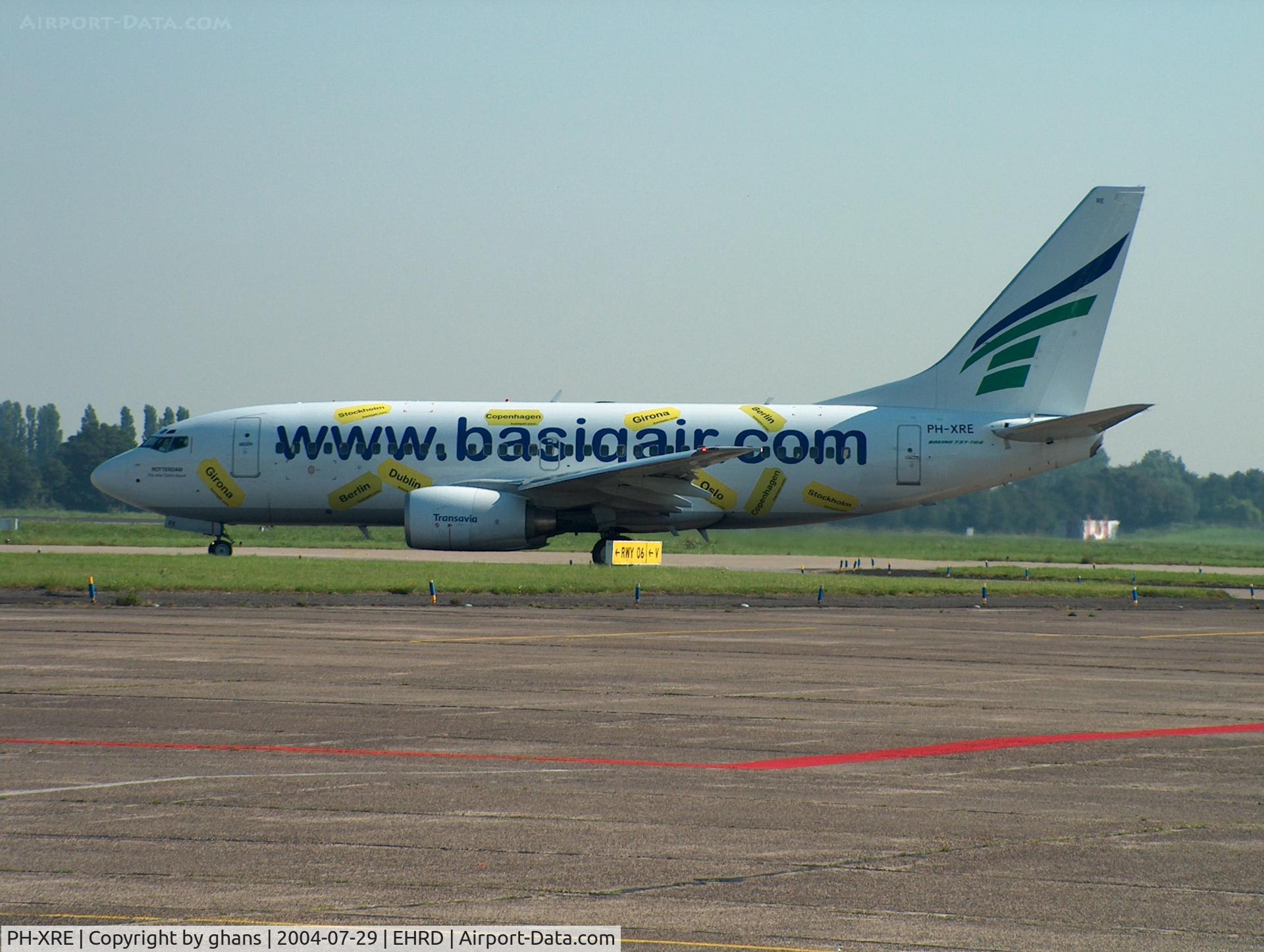 PH-XRE, 2004 Boeing 737-7K2 C/N 30668, The second aircraft in Basiqair colors