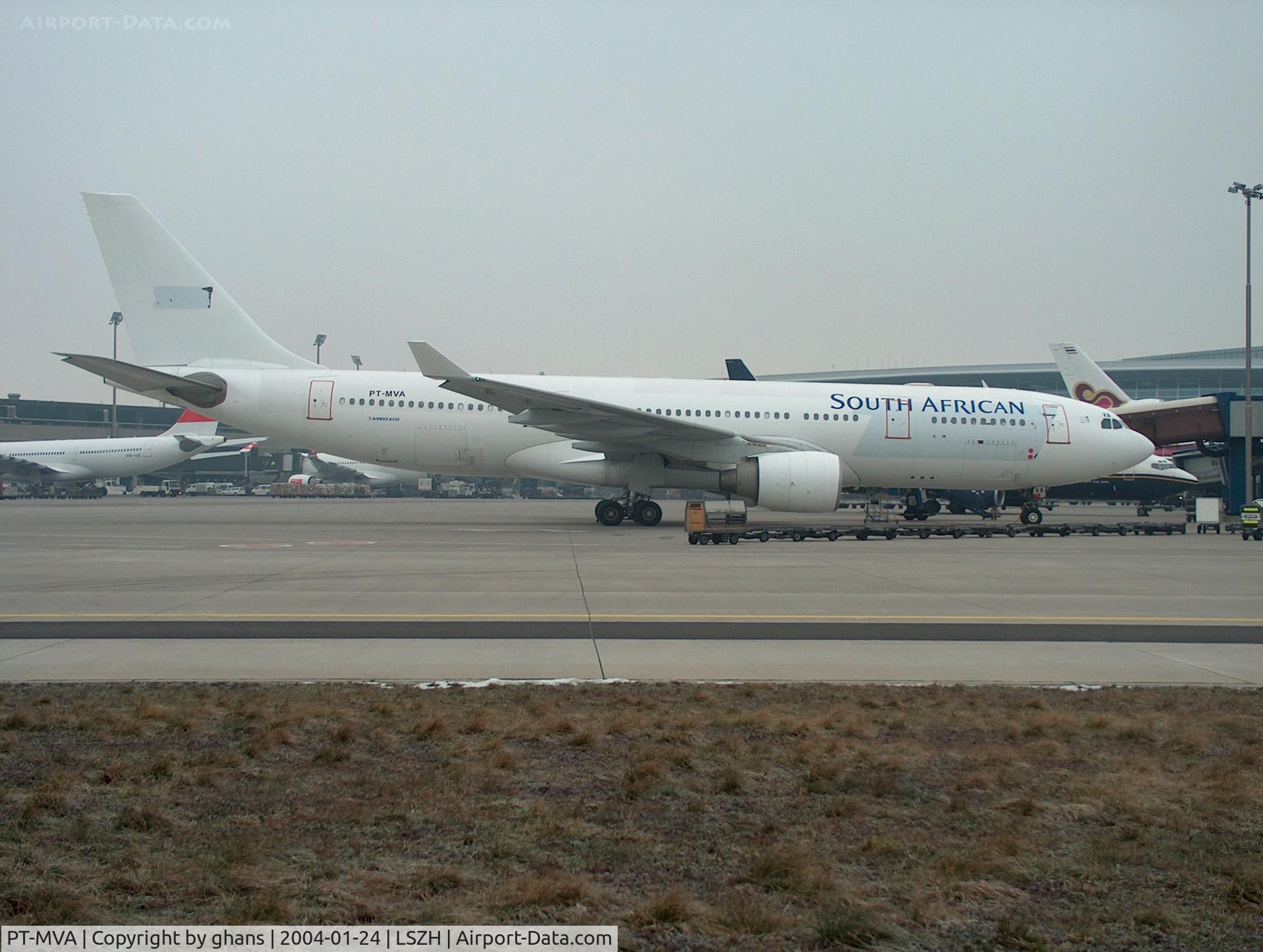 PT-MVA, 1998 Airbus A330-223 C/N 232, Leased to South African