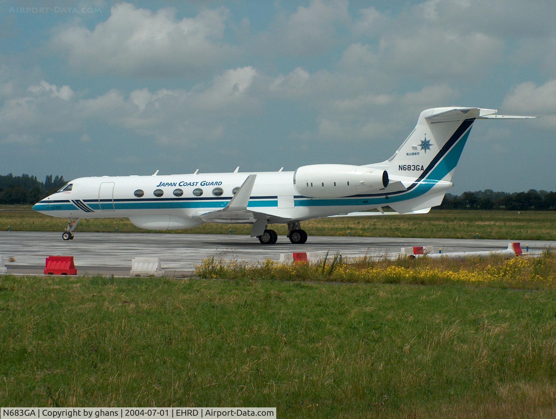 N683GA, 2002 Gulfstream Aerospace G-V C/N 683, Fuelstop on the way to Japan to become JA500A