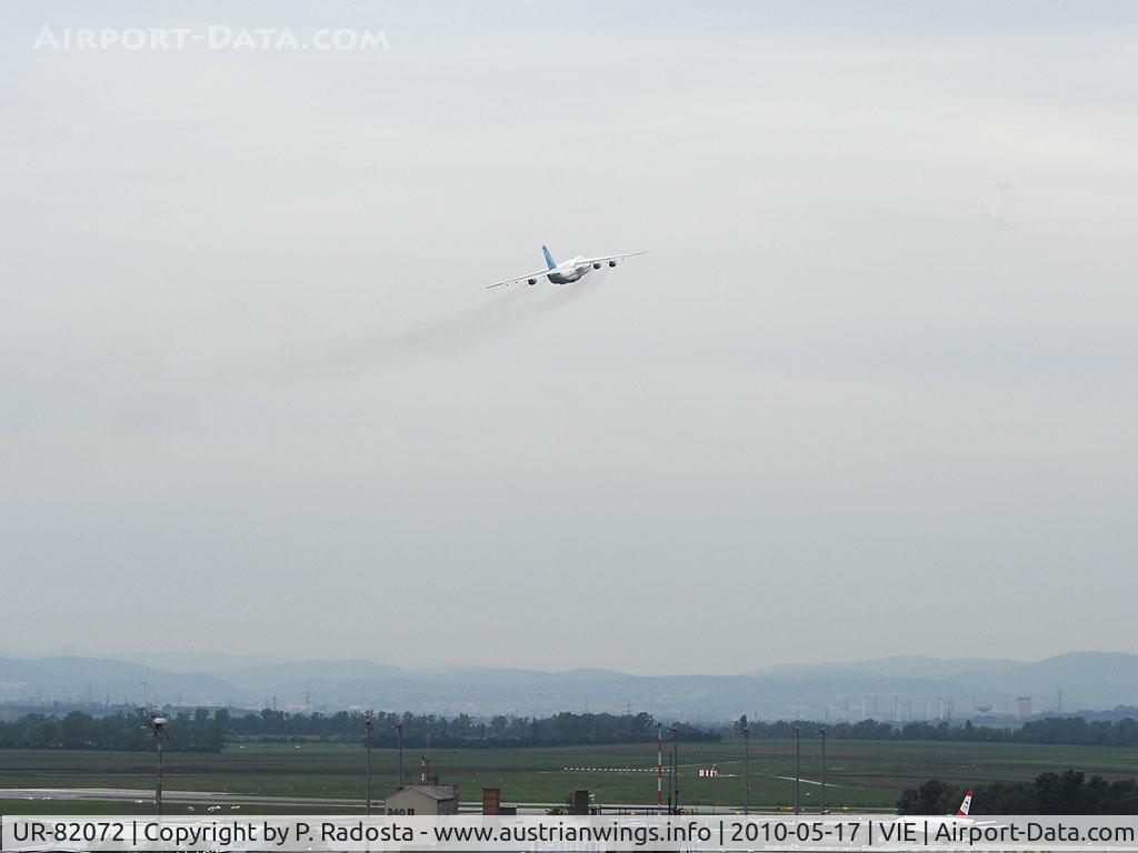 UR-82072, 1993 Antonov An-124-100 Ruslan C/N 9773053359136, Taking off RWY 29 bound for DXB
