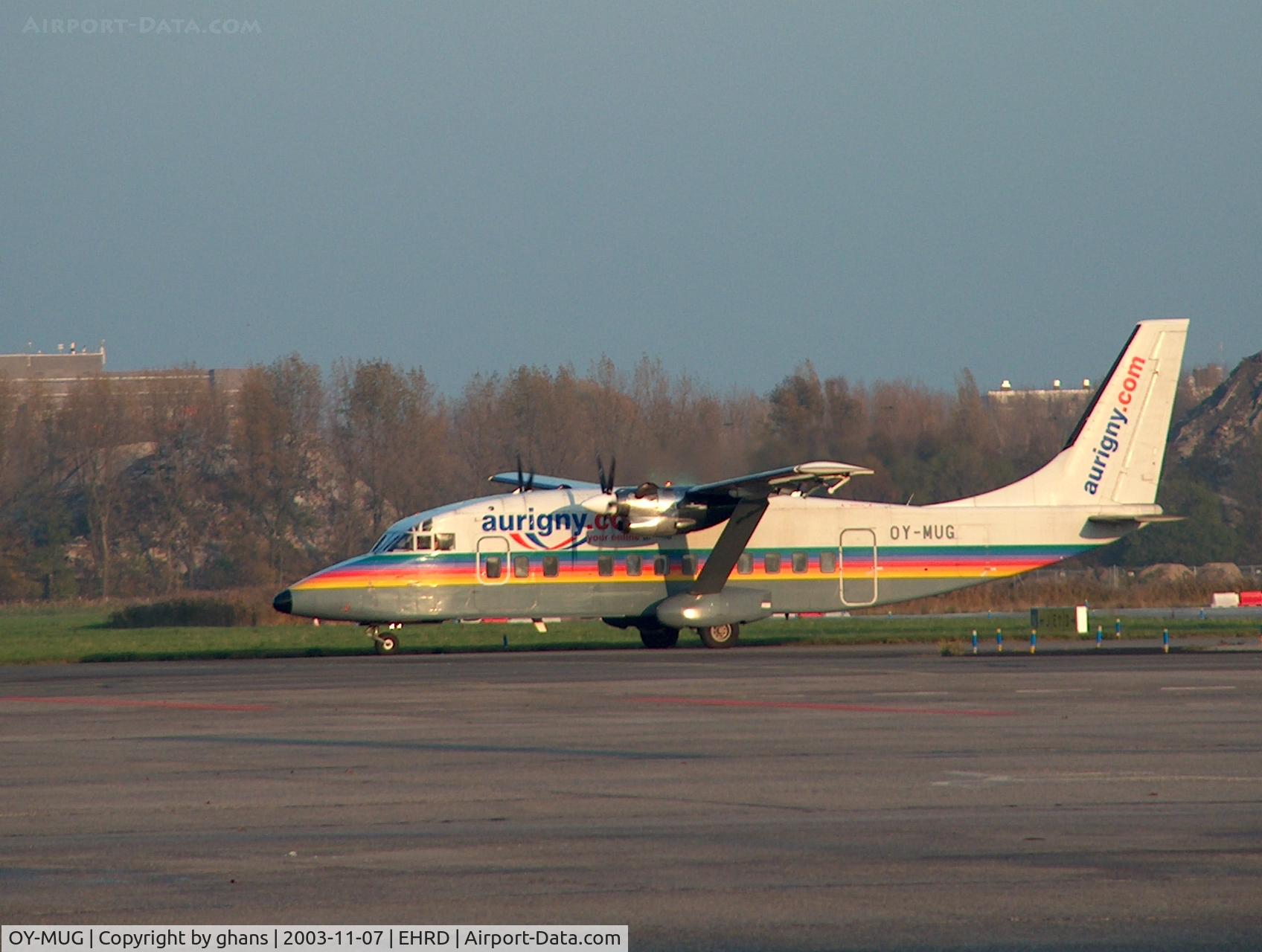OY-MUG, 1987 Short 360-100 C/N SH.3716, Visiting Rotterdam