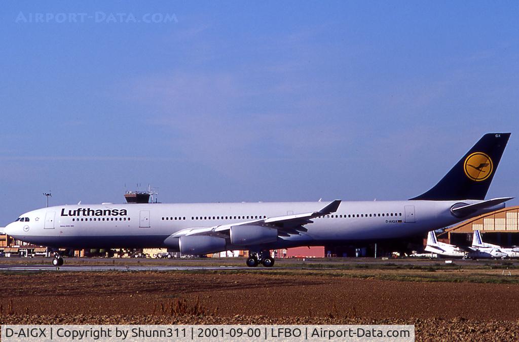 D-AIGX, 2000 Airbus A340-313X C/N 354, Delivery day...