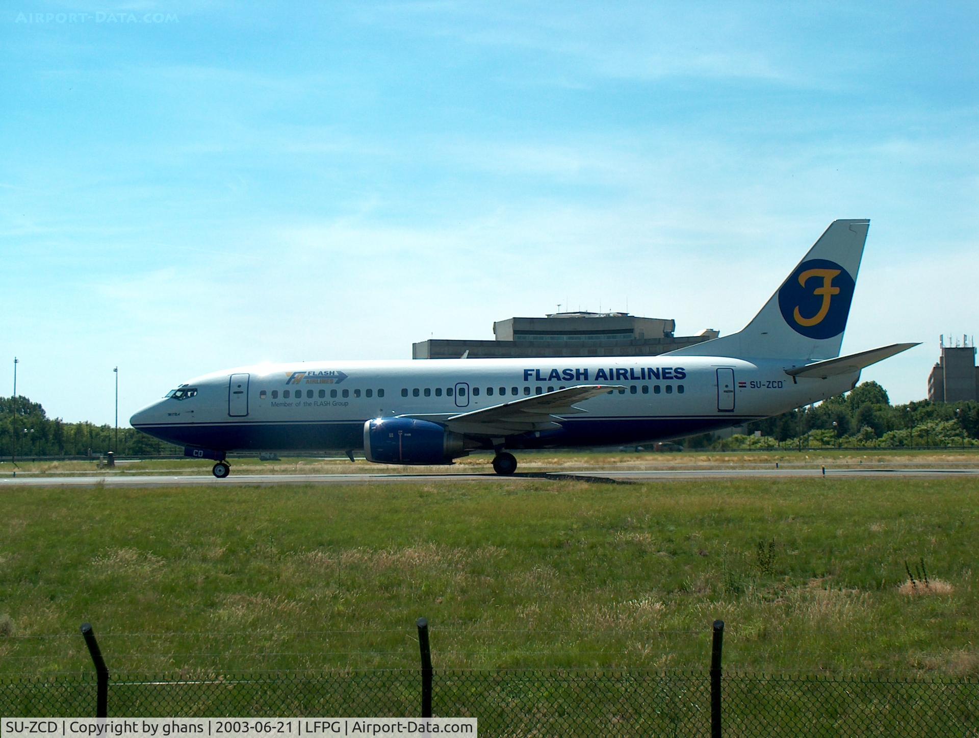 SU-ZCD, 1993 Boeing 737-3Q8 C/N 26286, Flash airlines