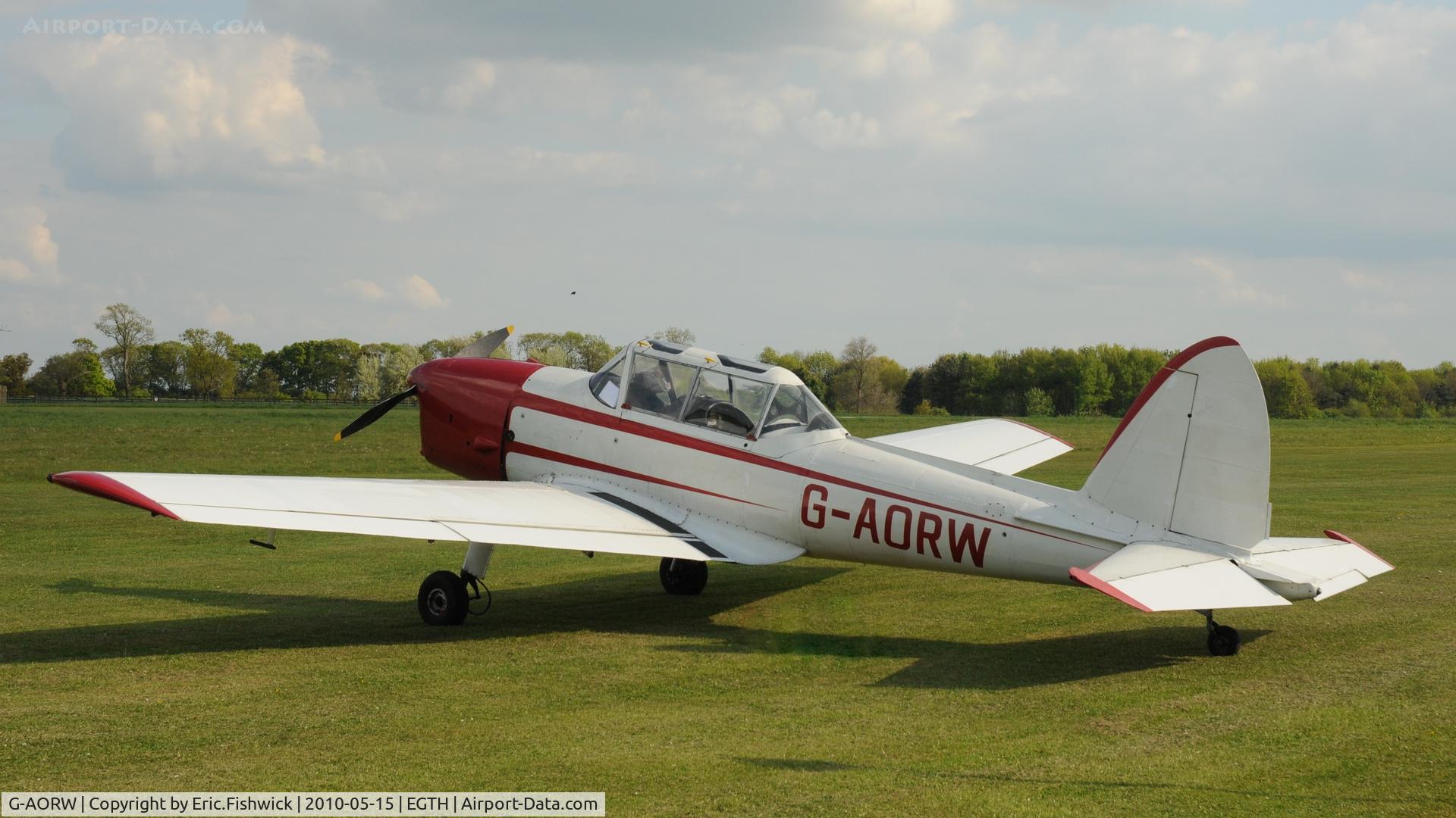 G-AORW, 1950 De Havilland DHC-1 Chipmunk 22A C/N C1/0130, G-AORW at Shuttleworth May Sunset Air Display