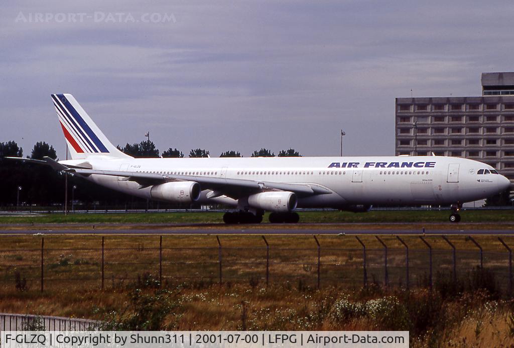 F-GLZQ, Airbus A340-313 C/N 289, Taxiing for departure...