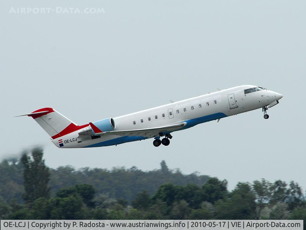 OE-LCJ, 1996 Canadair CRJ-200LR (CL-600-2B19) C/N 7142, Departing from VIE to LJU where it probably will become scrapped