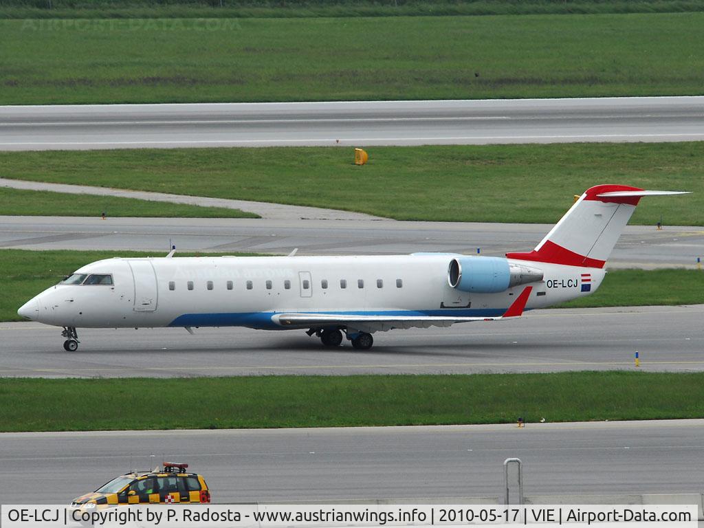 OE-LCJ, 1996 Canadair CRJ-200LR (CL-600-2B19) C/N 7142, Departing from VIE to LJU where it probably will become scrapped