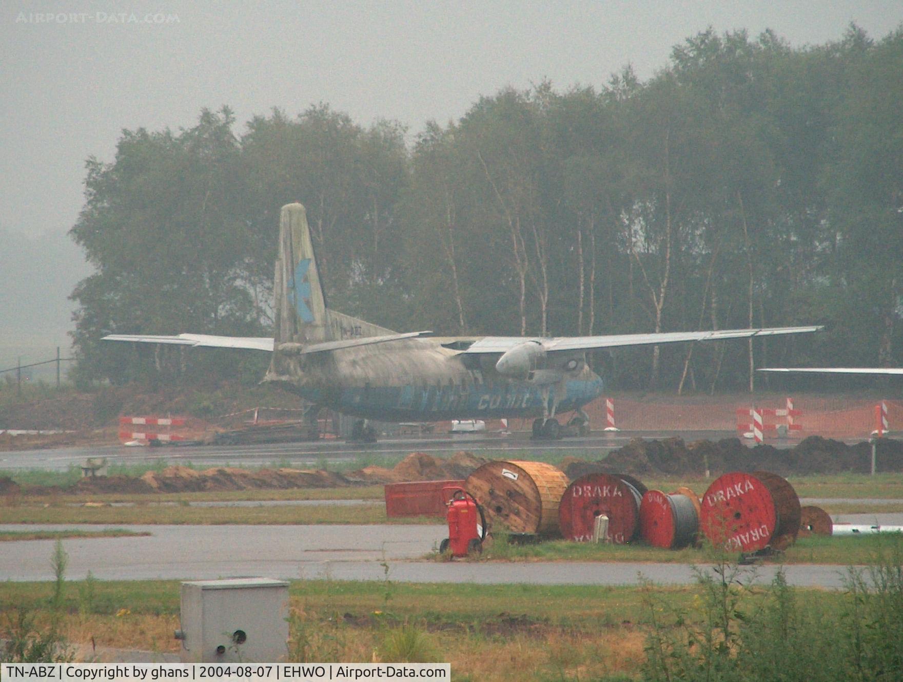 TN-ABZ, 1970 Fokker F-27-200 Friendship C/N 10446, Covered with moss awaiting its fauth to be broken-up