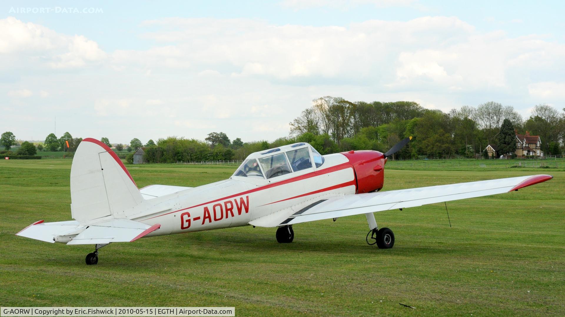 G-AORW, 1950 De Havilland DHC-1 Chipmunk 22A C/N C1/0130, G-AORW at Shuttleworth May Sunset Air Display