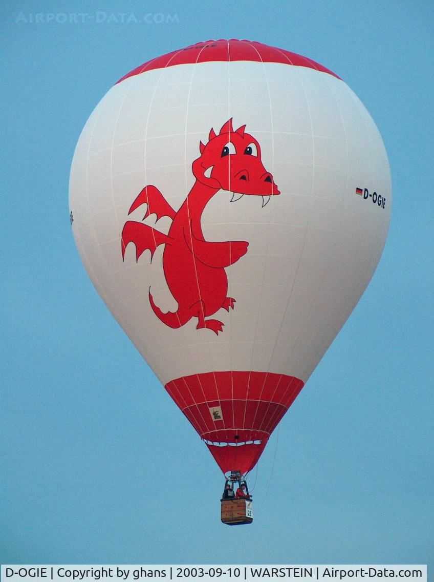 D-OGIE, 2003 Schroeder Fire Balloons G22/24 C/N 1060, Fireballoon