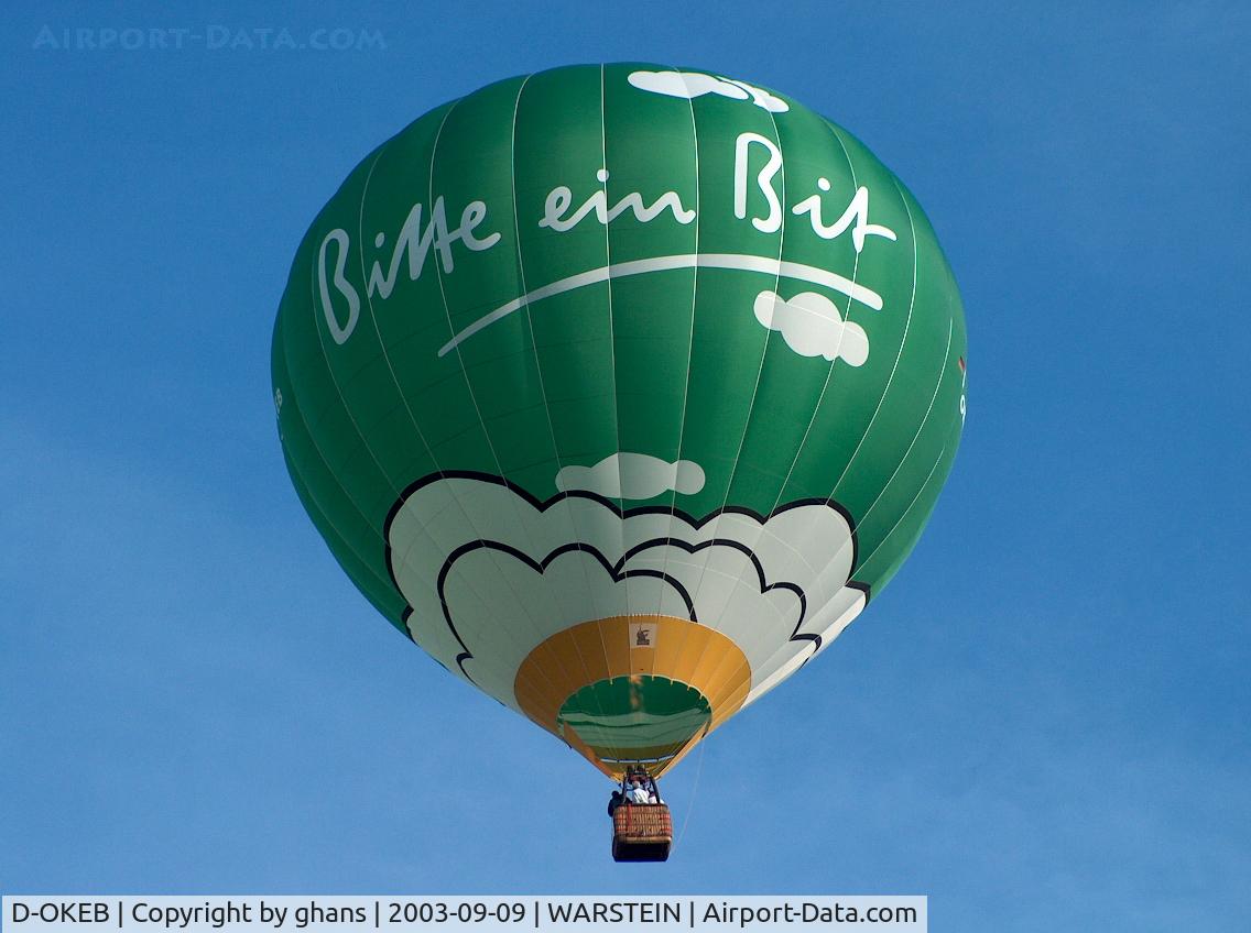 D-OKEB, 2000 Schroeder Fire Balloons G30/24 C/N 774, Bitte ein Bit