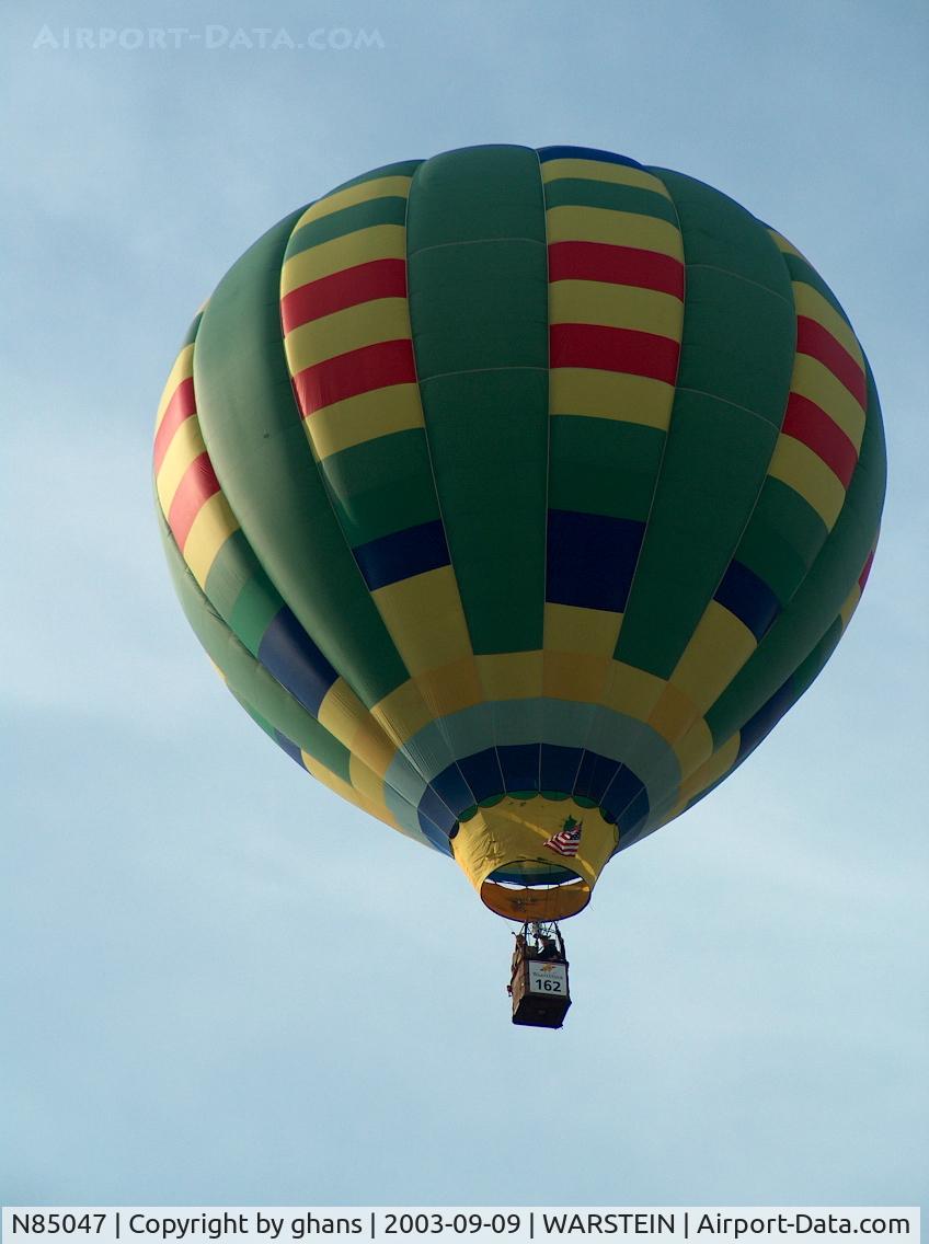 N85047, Eagle Balloons Corp C-7 C/N E876102, Up and away