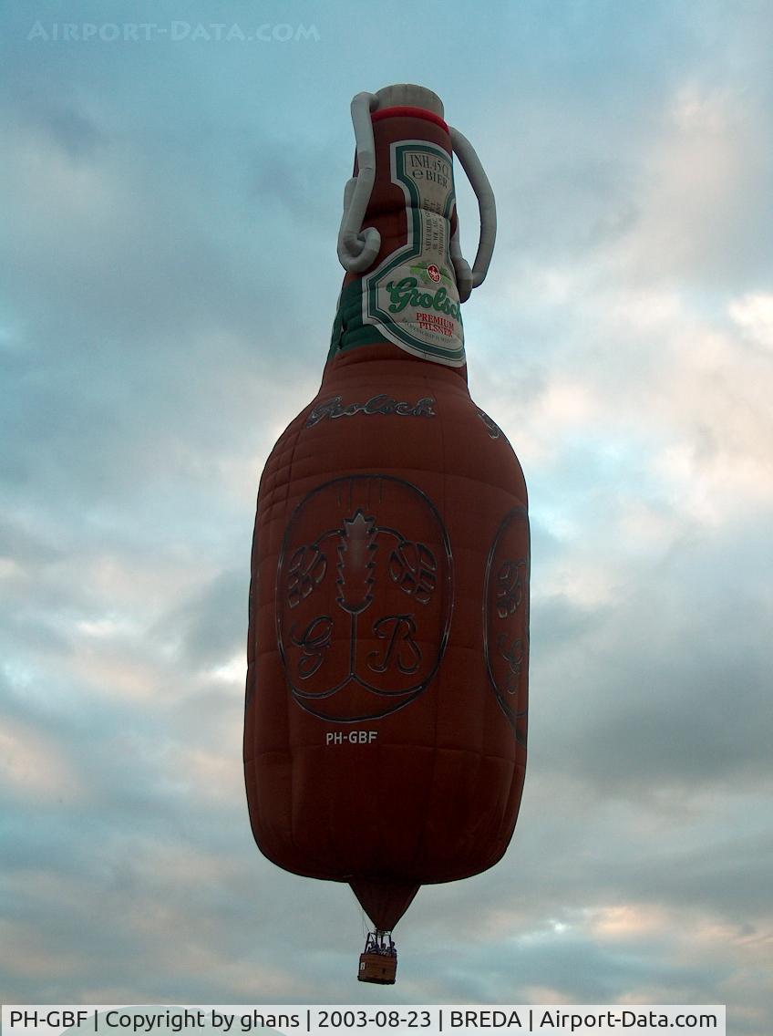 PH-GBF, Cameron Grolsch-105 C/N 3977, Don't drink too much beer
